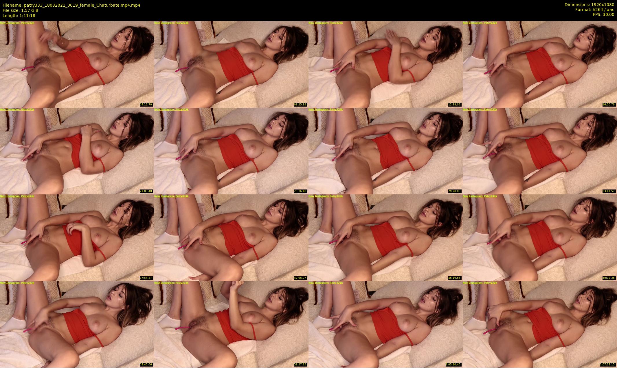 patry333 — 72 minute Chaturbate female cam show recording, 1080p, Mar 18, 2021