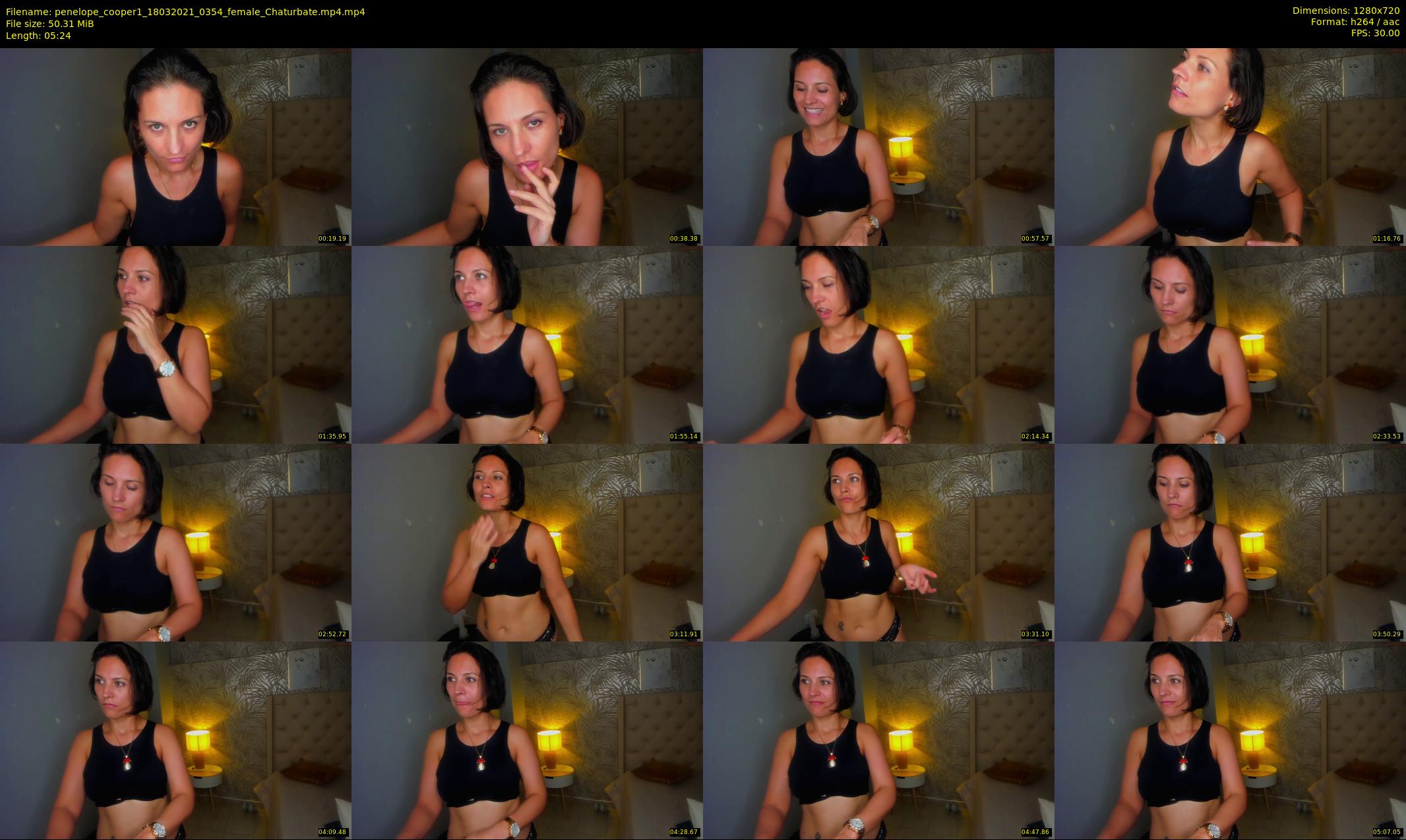 penelope_cooper1 — 6 minute Chaturbate female cam show recording, 720p, Mar 18, 2021
