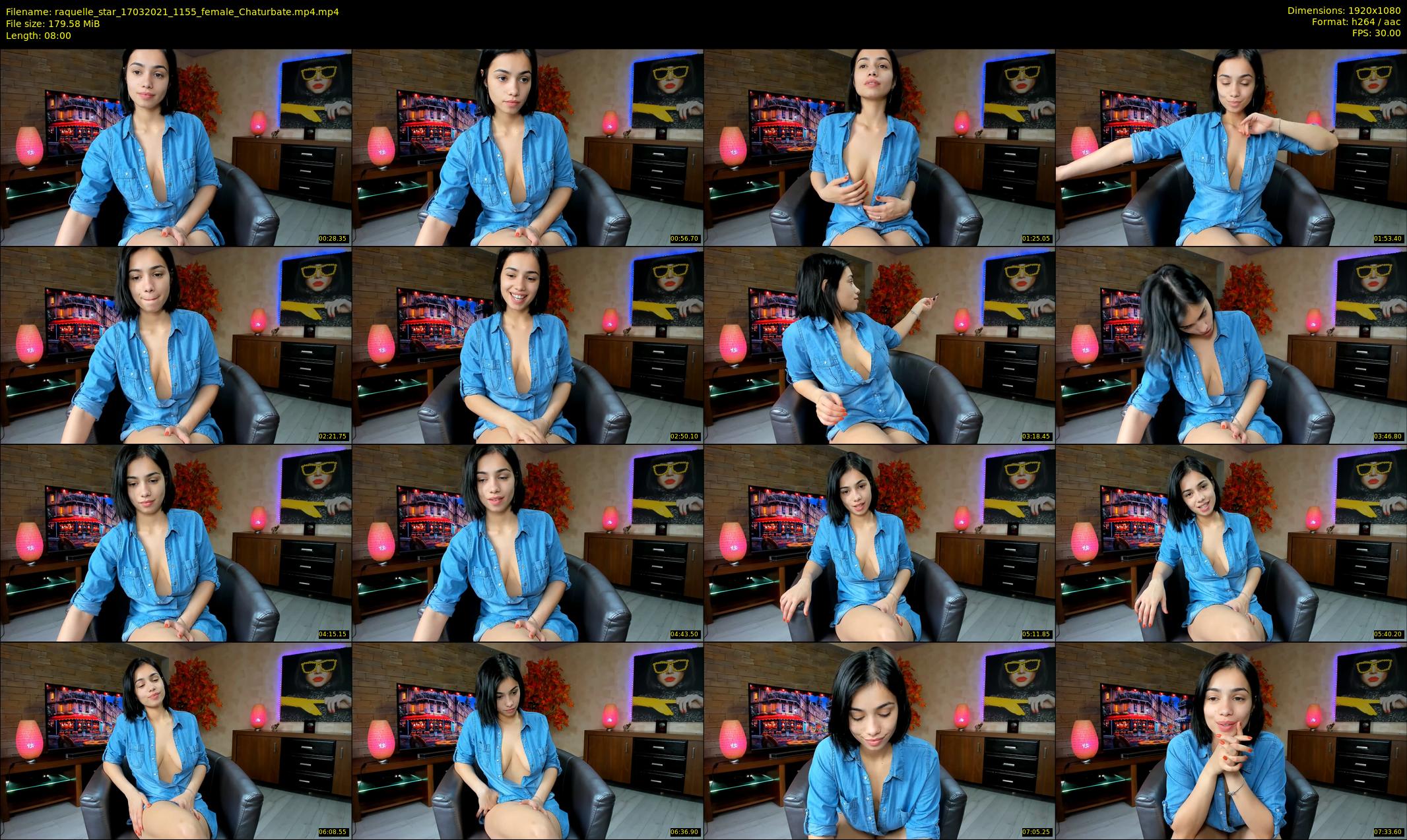 raquelle_star — 8 minute Chaturbate couple cam show recording, 1080p, Mar 17, 2021
