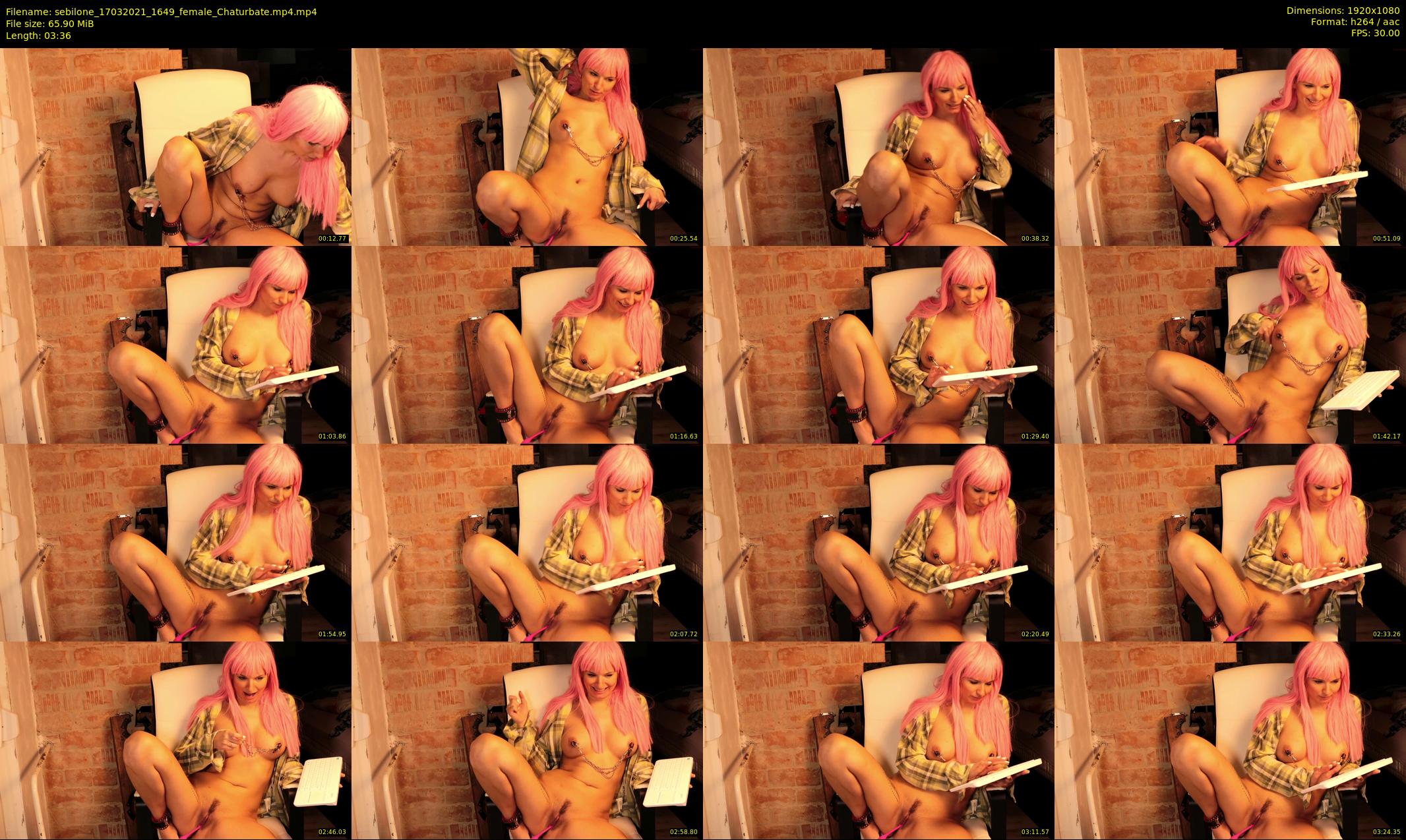 sebilone — 4 minute Chaturbate couple cam show recording, 1080p, Mar 17, 2021