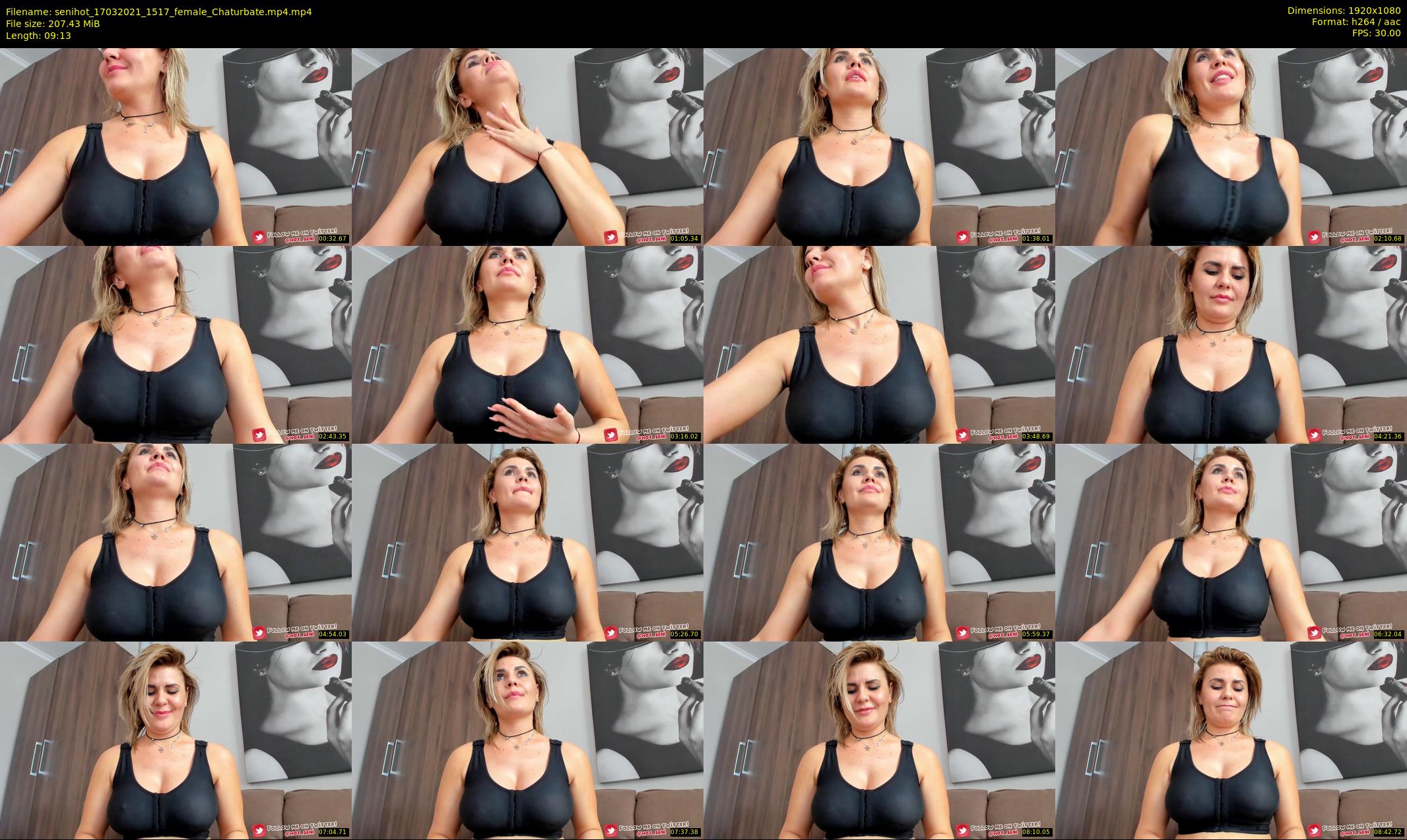 senihot — 10 minute Chaturbate female cam show recording, 1080p, Mar 17, 2021