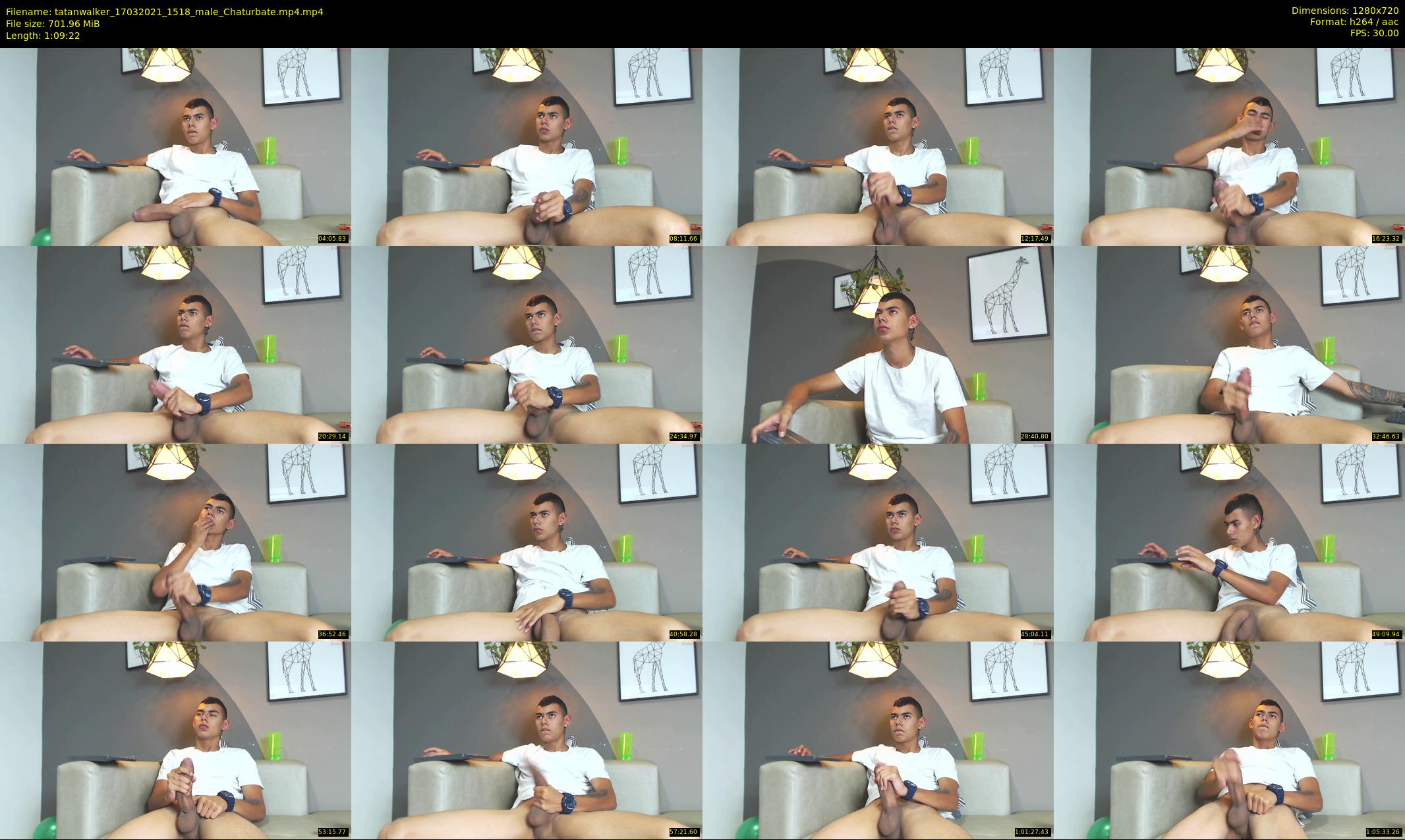 tatanwalker — 70 minute Chaturbate male cam show recording, 720p, Mar 17, 2021