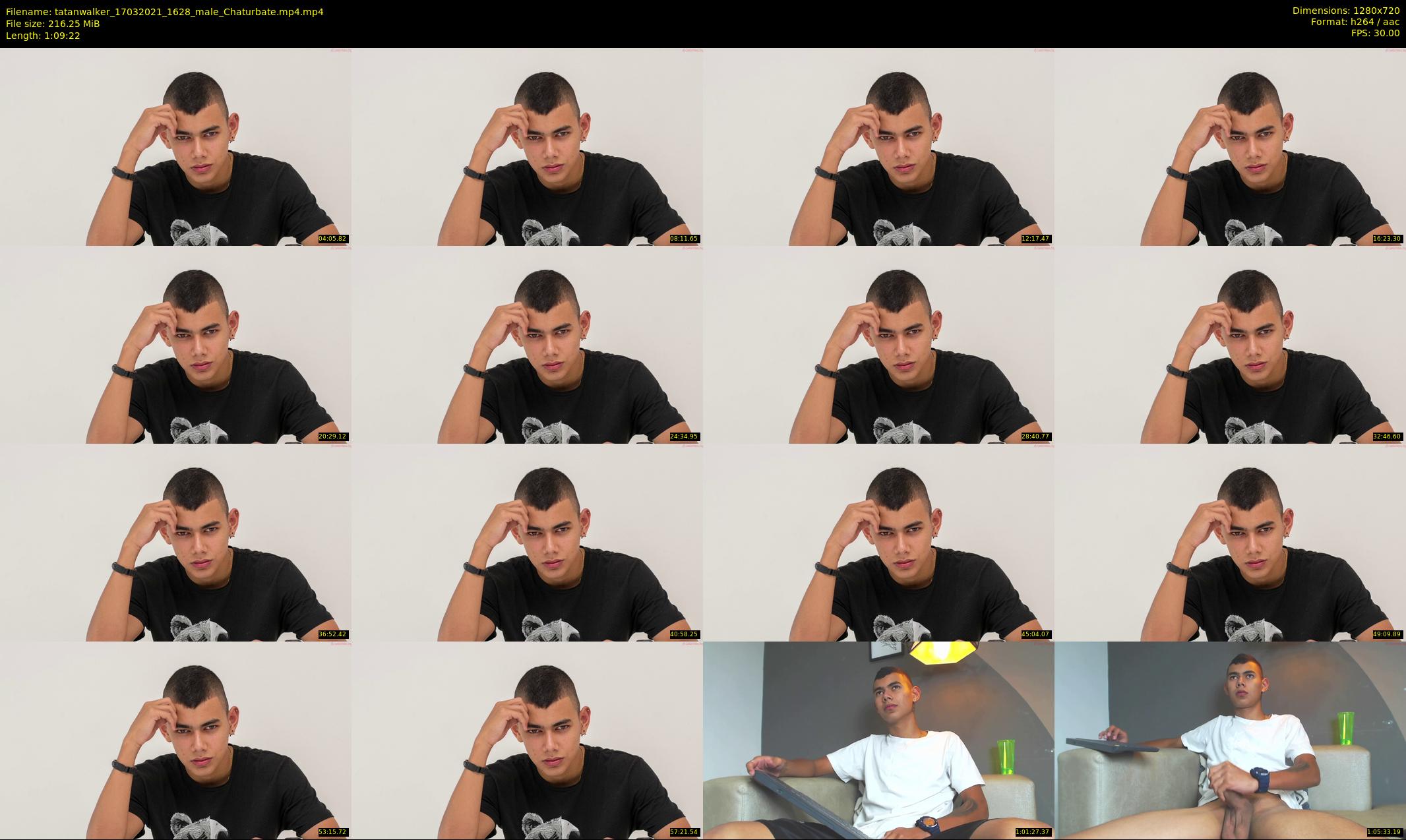 tatanwalker — 70 minute Chaturbate male cam show recording, 720p, Mar 17, 2021