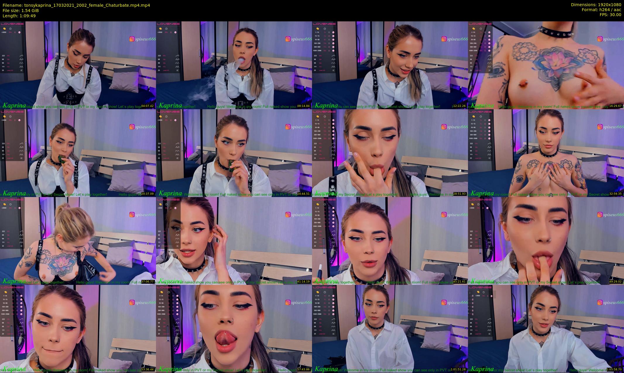 tonsykaprina — 70 minute Chaturbate couple cam show recording, 1080p, Mar 17, 2021