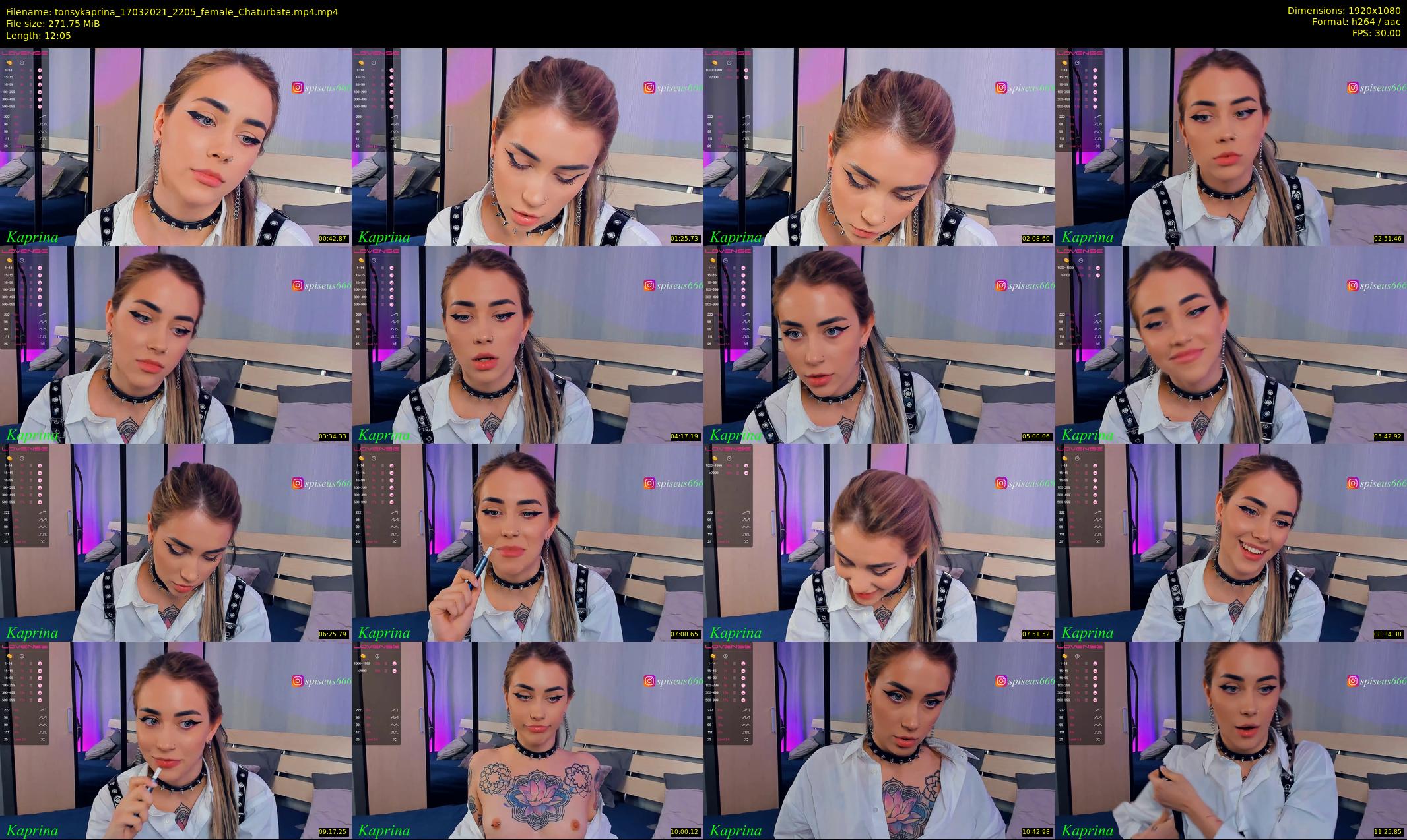 tonsykaprina — 13 minute Chaturbate couple cam show recording, 1080p, Mar 17, 2021