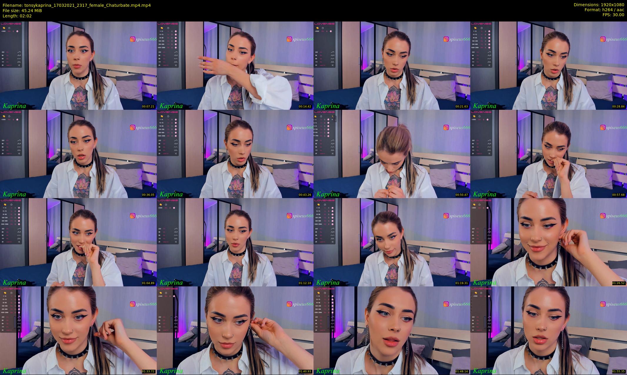 tonsykaprina — 3 minute Chaturbate couple cam show recording, 1080p, Mar 17, 2021