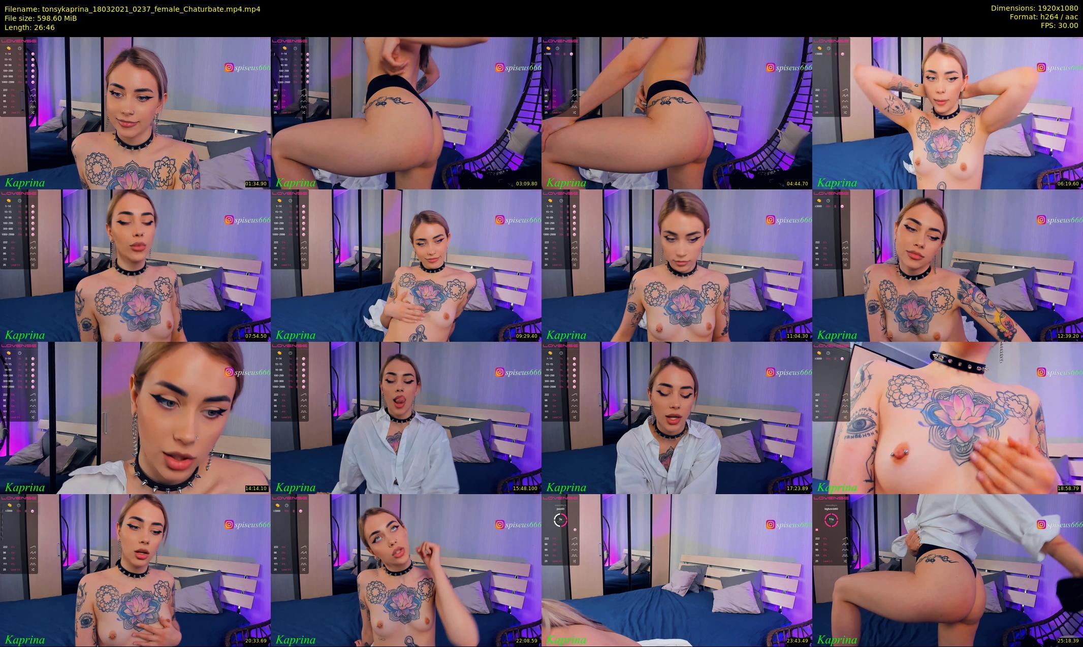 tonsykaprina — 27 minute Chaturbate couple cam show recording, 1080p, Mar 18, 2021