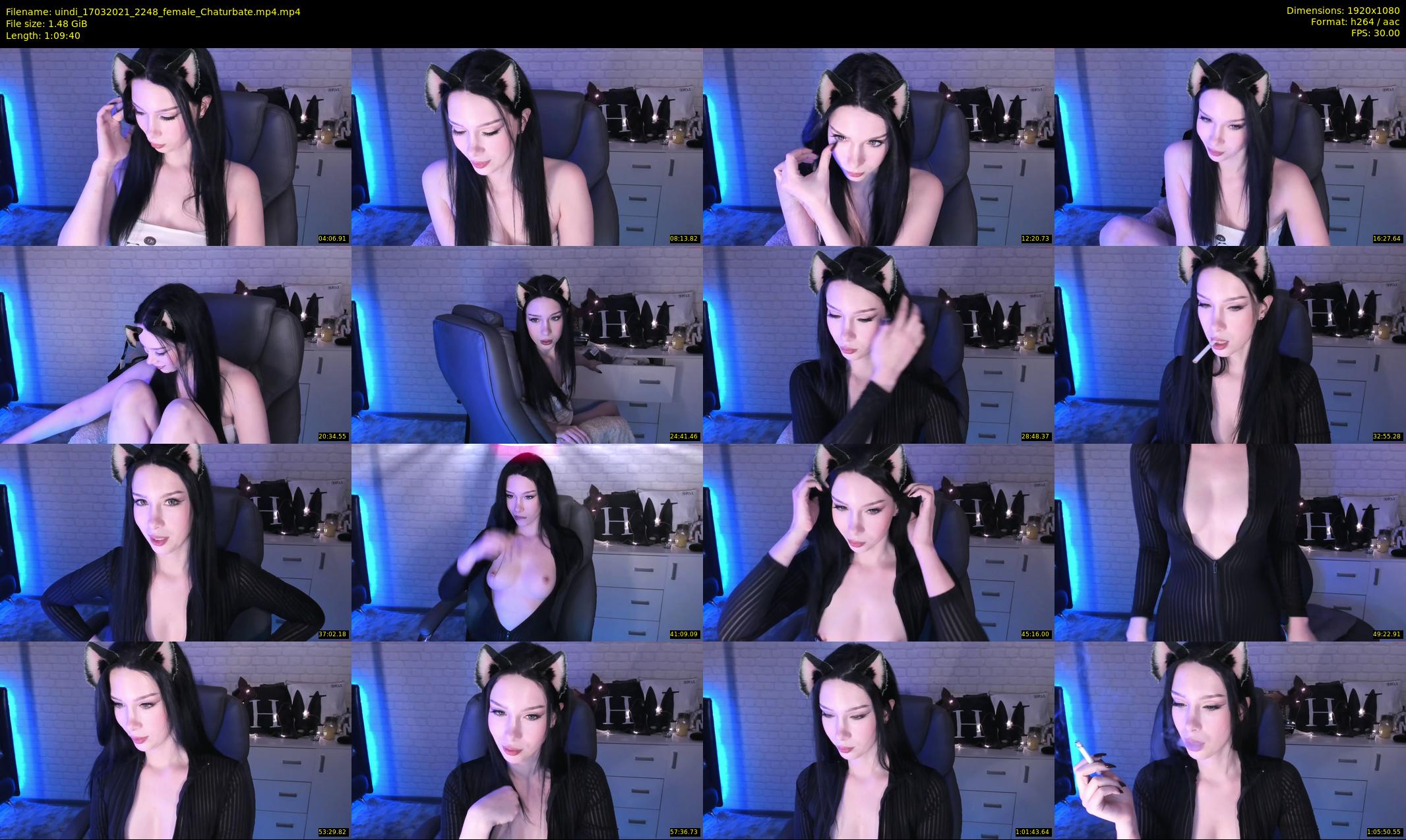 uindi — 70 minute Chaturbate female cam show recording, 1080p, Mar 17, 2021