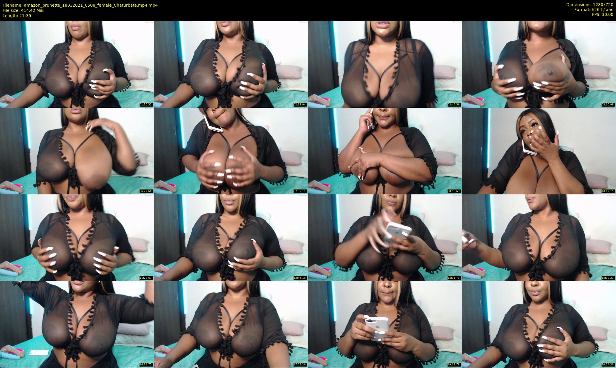 amazon_brunette — 22 minute Chaturbate female cam show recording, 720p, Mar 18, 2021