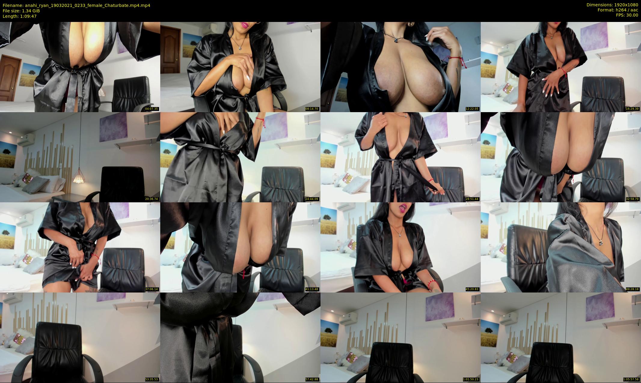 anahi_ryan — 70 minute Chaturbate female cam show recording, 1080p, Mar 19, 2021