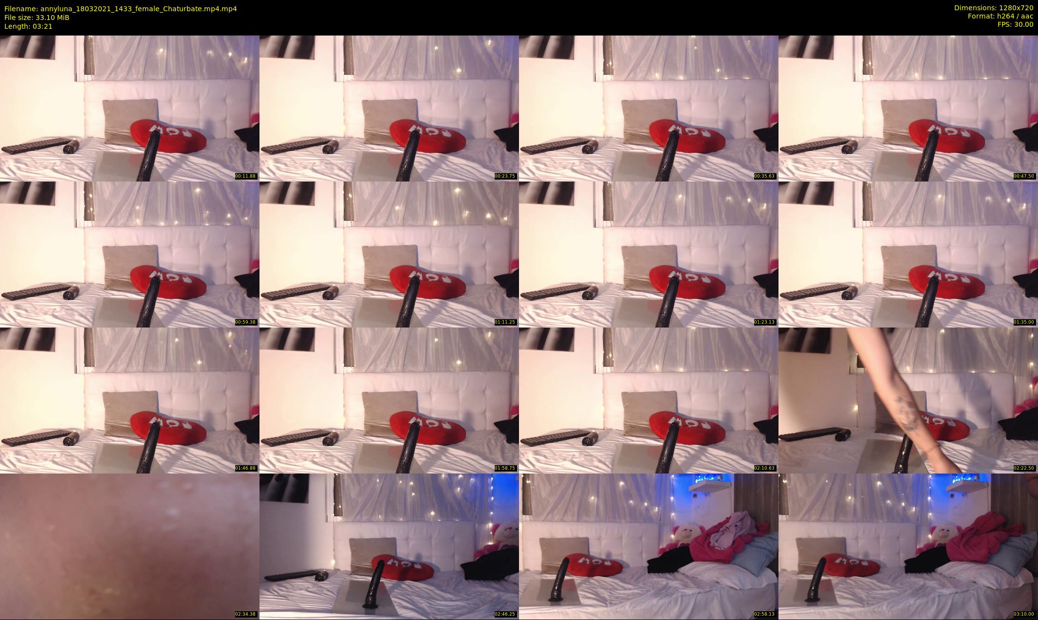 annyluna — 4 minute Chaturbate female cam show recording, 720p, Mar 18, 2021