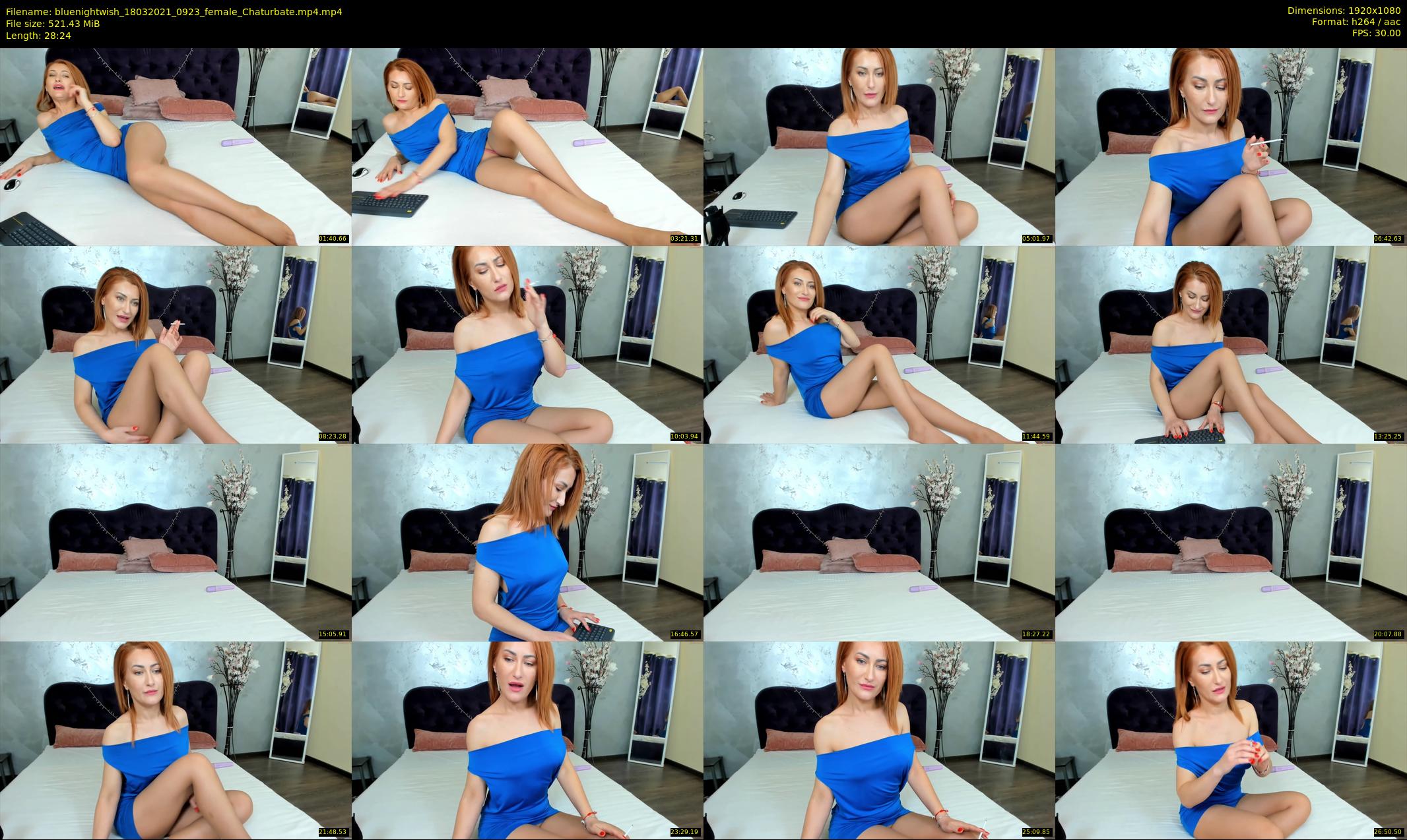 bluenightwish — 29 minute Chaturbate female cam show recording, 1080p, Mar 18, 2021