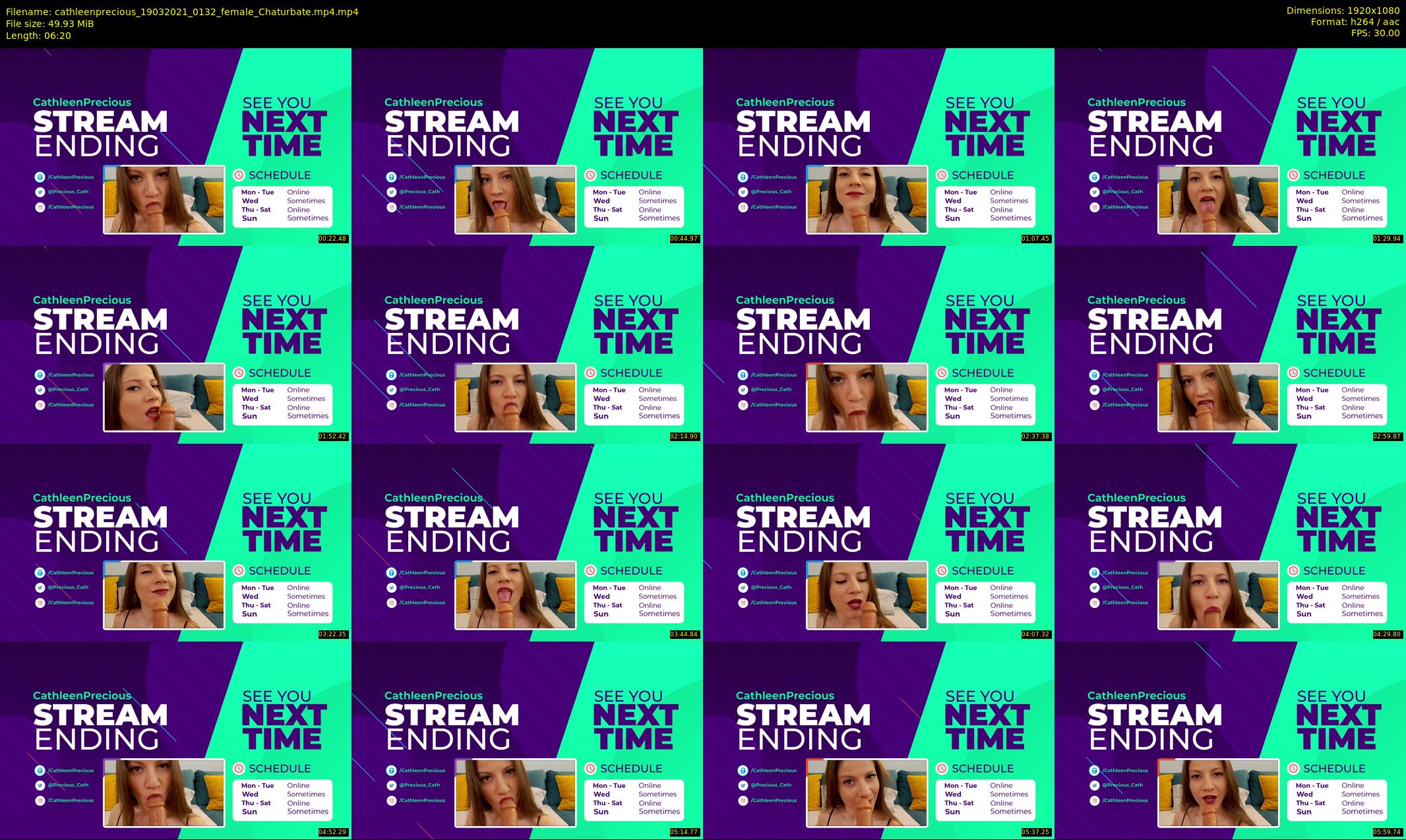 cathleenprecious — 7 minute Chaturbate female cam show recording, 1080p, Mar 19, 2021