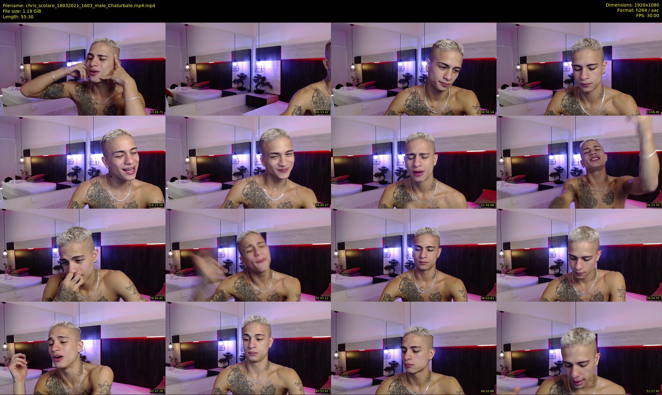chris_scolaro — 56 minute Chaturbate male cam show recording, 1080p, Mar 18, 2021