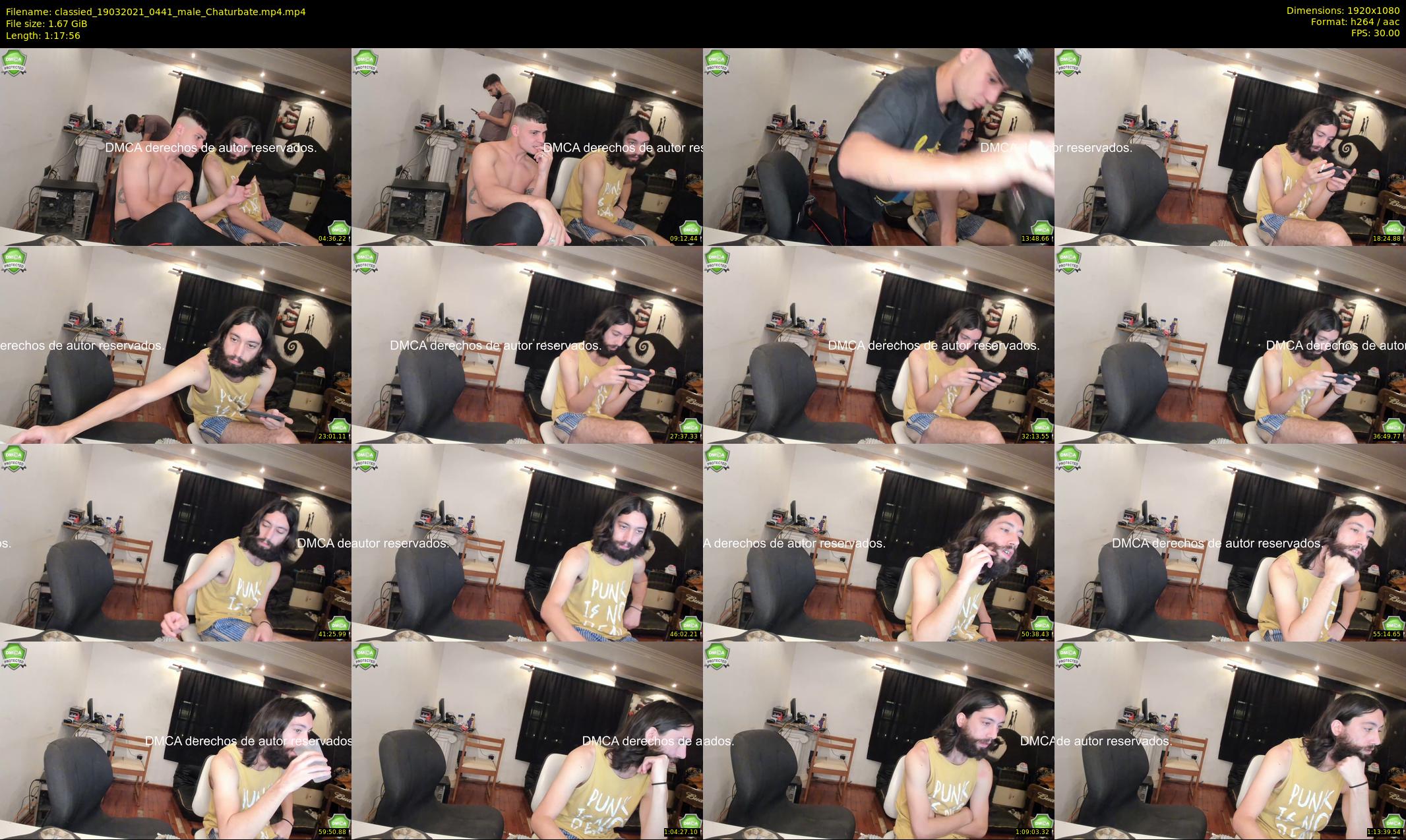 classied — 78 minute Chaturbate male cam show recording, 1080p, Mar 19, 2021