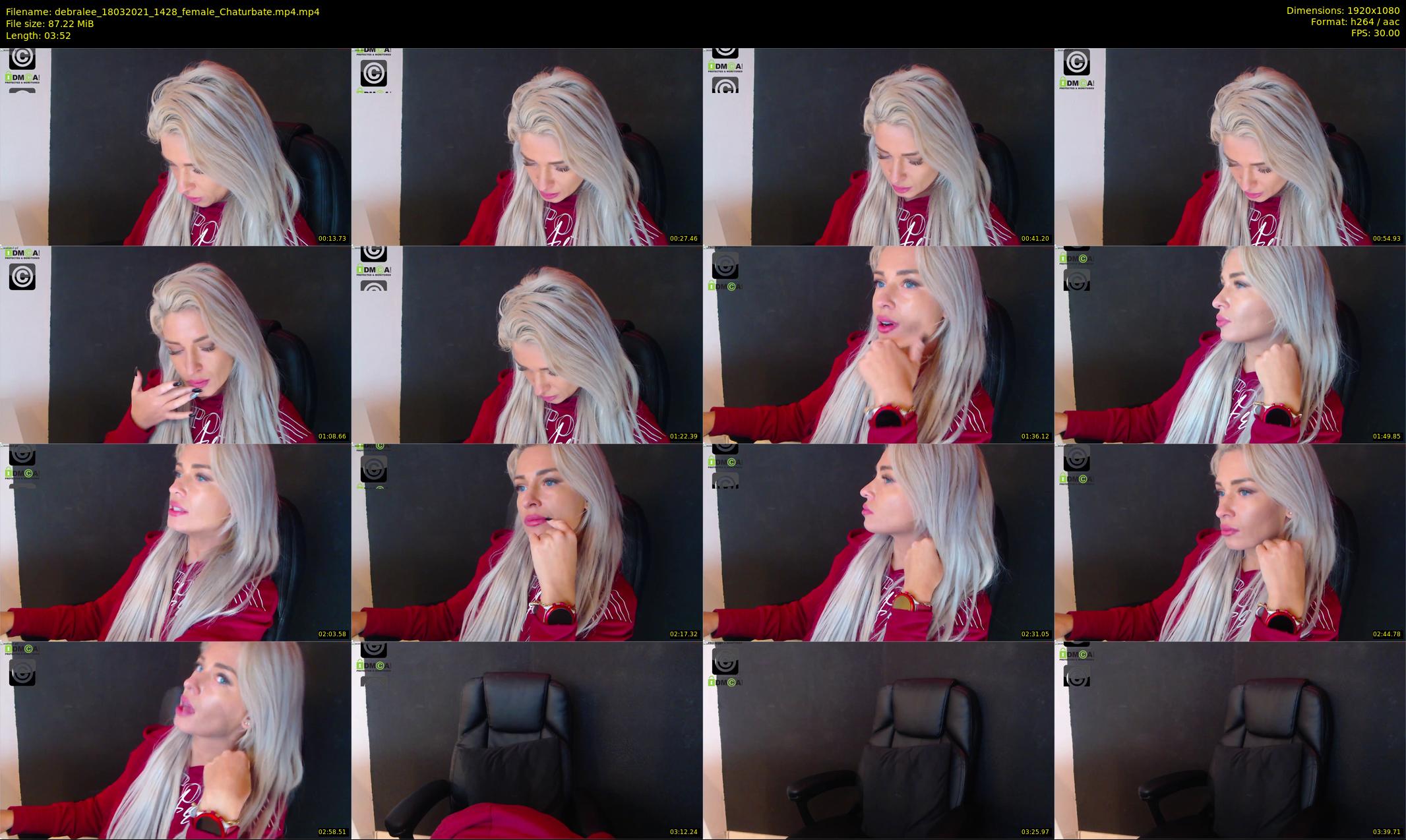 debralee — 4 minute Chaturbate female cam show recording, 1080p, Mar 18, 2021