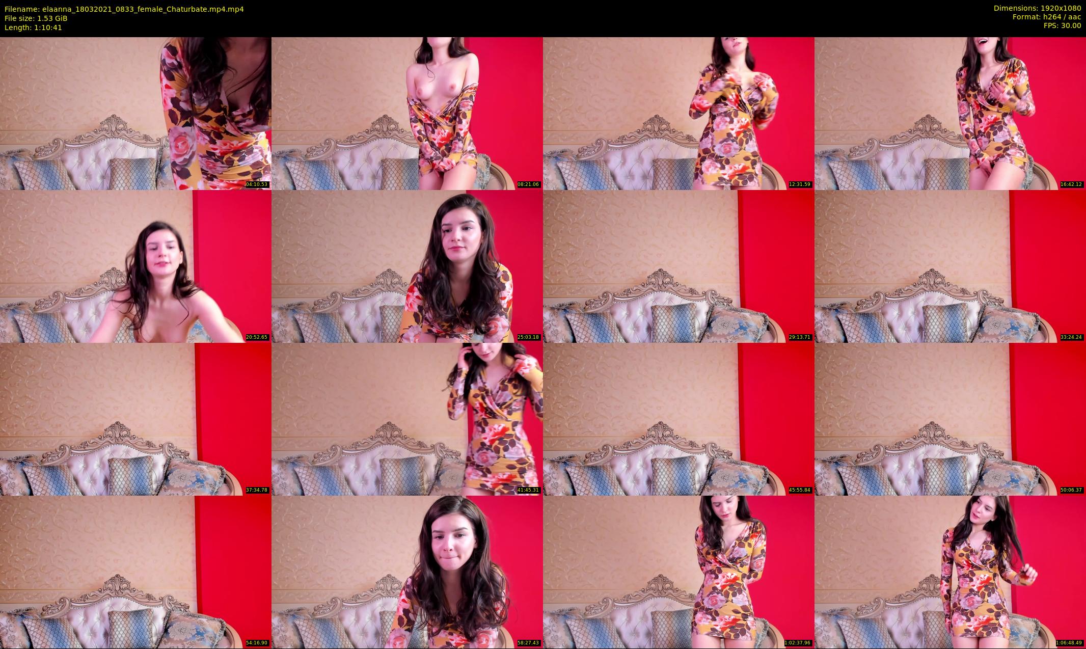 elaanna — 71 minute Chaturbate female cam show recording, 1080p, Mar 18, 2021