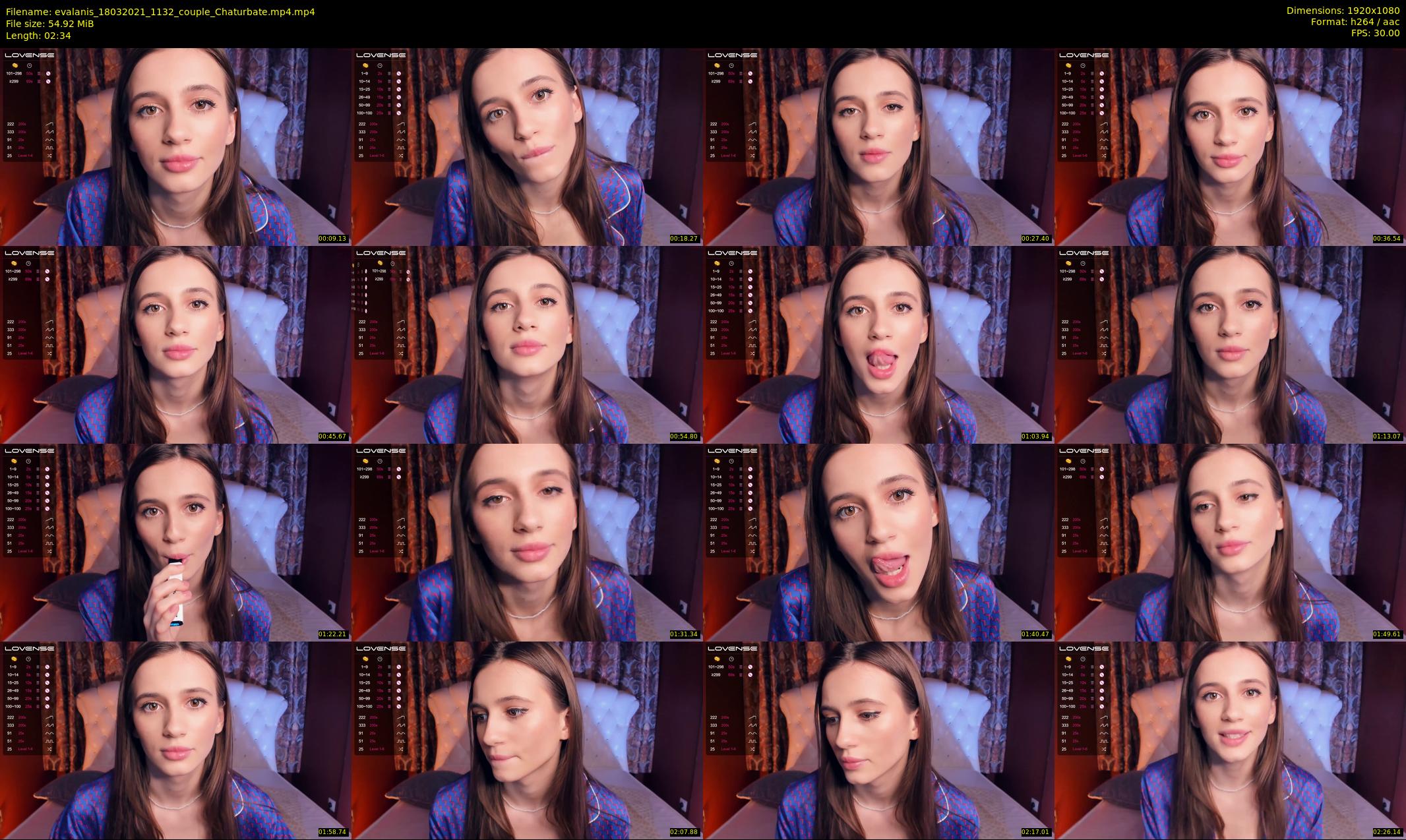 evalanis — 3 minute Chaturbate couple cam show recording, 1080p, Mar 18, 2021