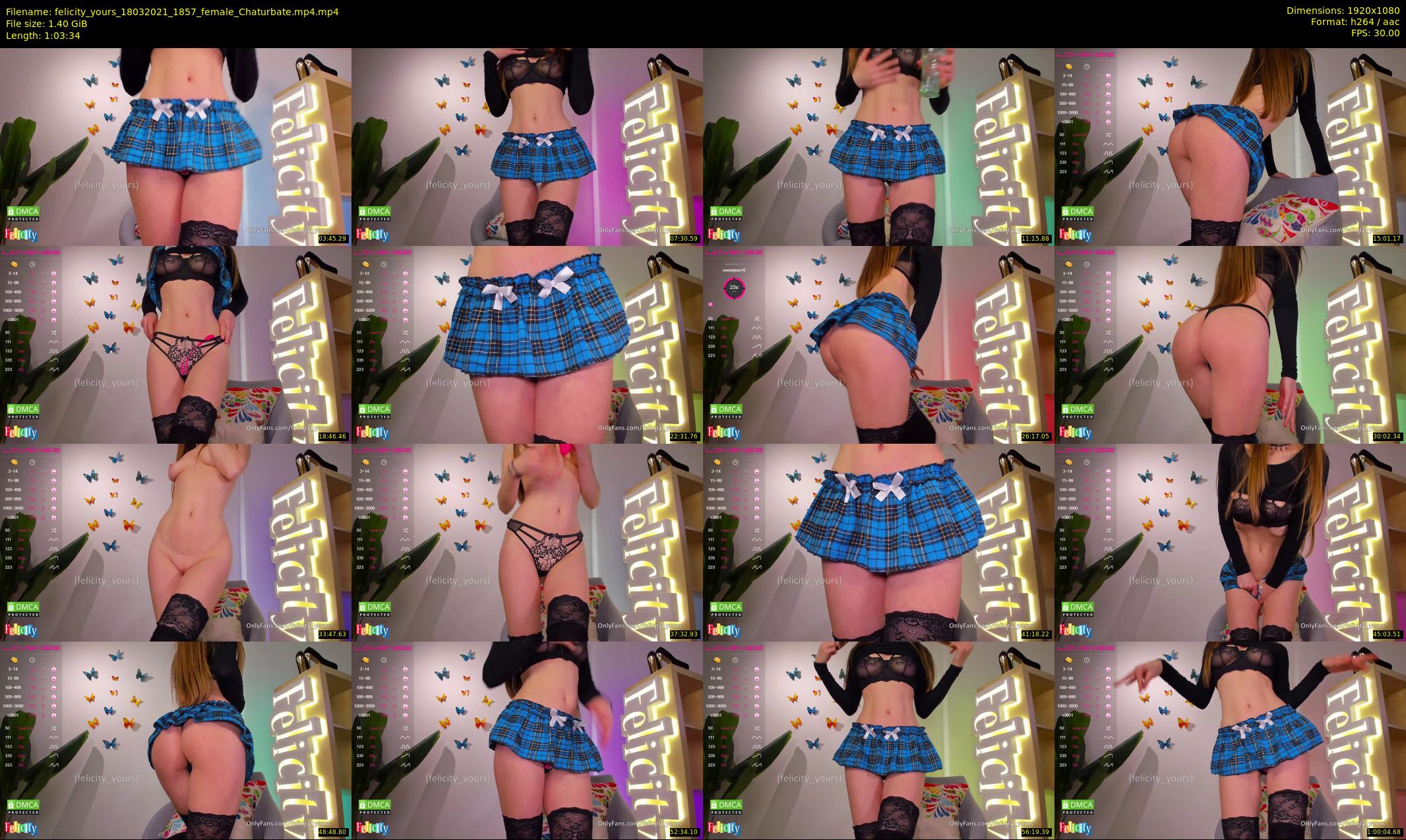 felicity_yours — 64 minute Chaturbate female cam show recording, 1080p, Mar 18, 2021