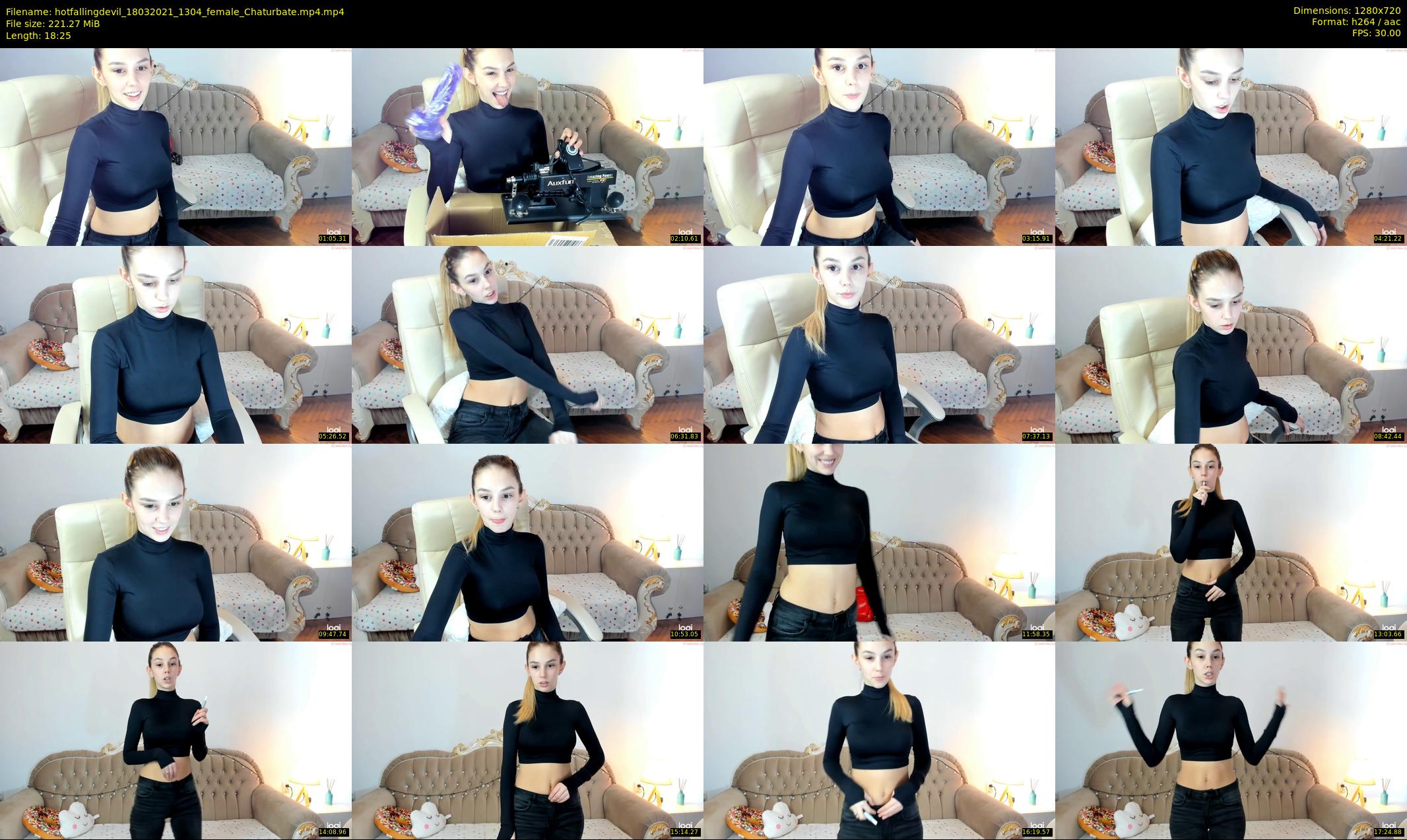 hotfallingdevil — 19 minute Chaturbate female cam show recording, 720p, Mar 18, 2021
