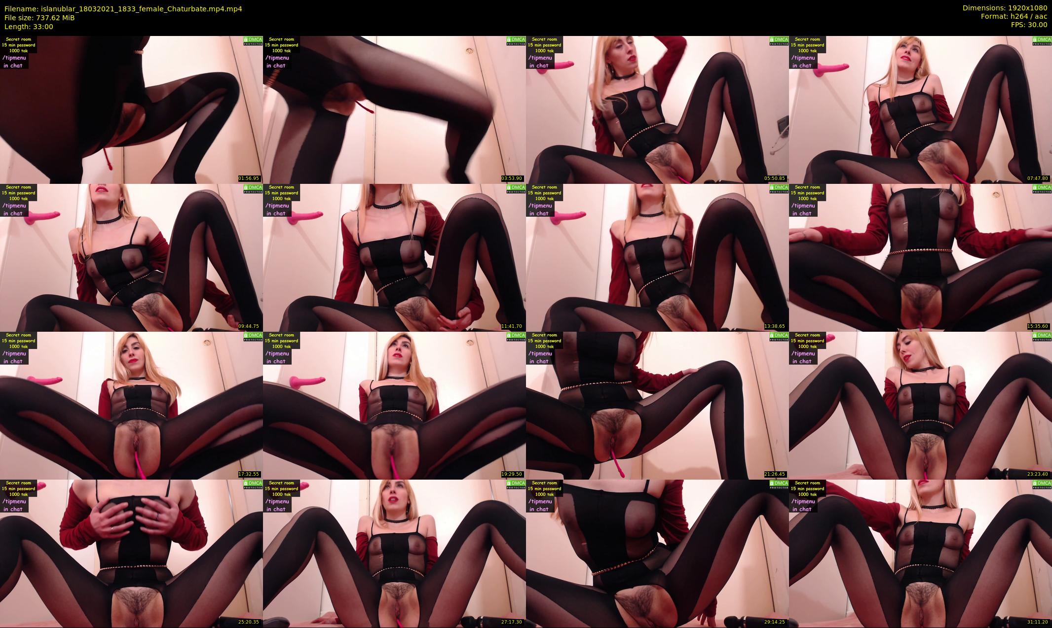 islanublar — 33 minute Chaturbate female cam show recording, 1080p, Mar 18, 2021