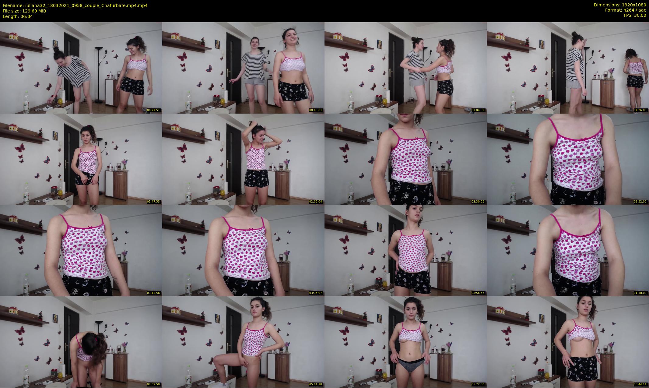 iuliana32 — 7 minute Chaturbate couple cam show recording, 1080p, Mar 18, 2021