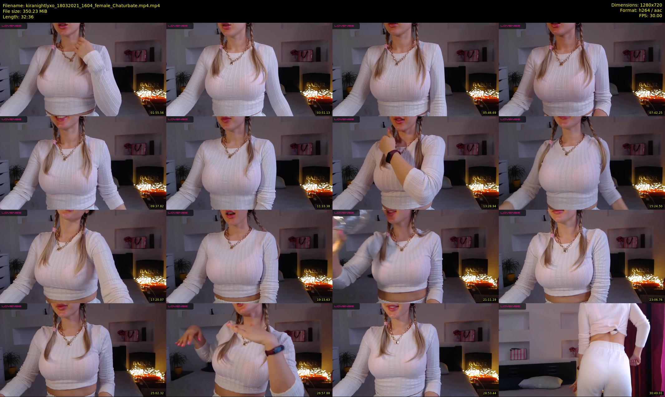 kiranightlyxo — 33 minute Chaturbate female cam show recording, 720p, Mar 18, 2021