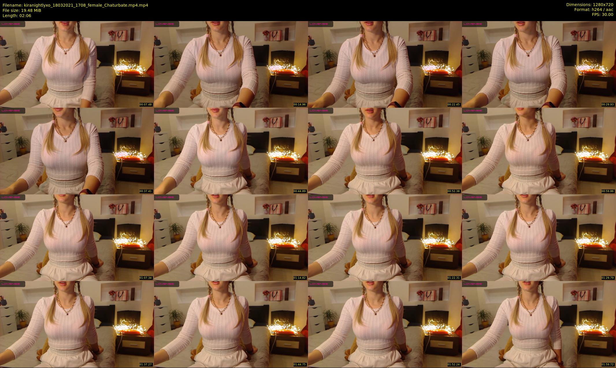 kiranightlyxo — 3 minute Chaturbate female cam show recording, 720p, Mar 18, 2021