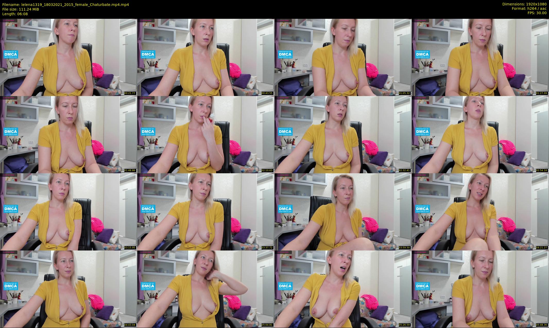 lelena1319 — 7 minute Chaturbate female cam show recording, 1080p, Mar 18, 2021