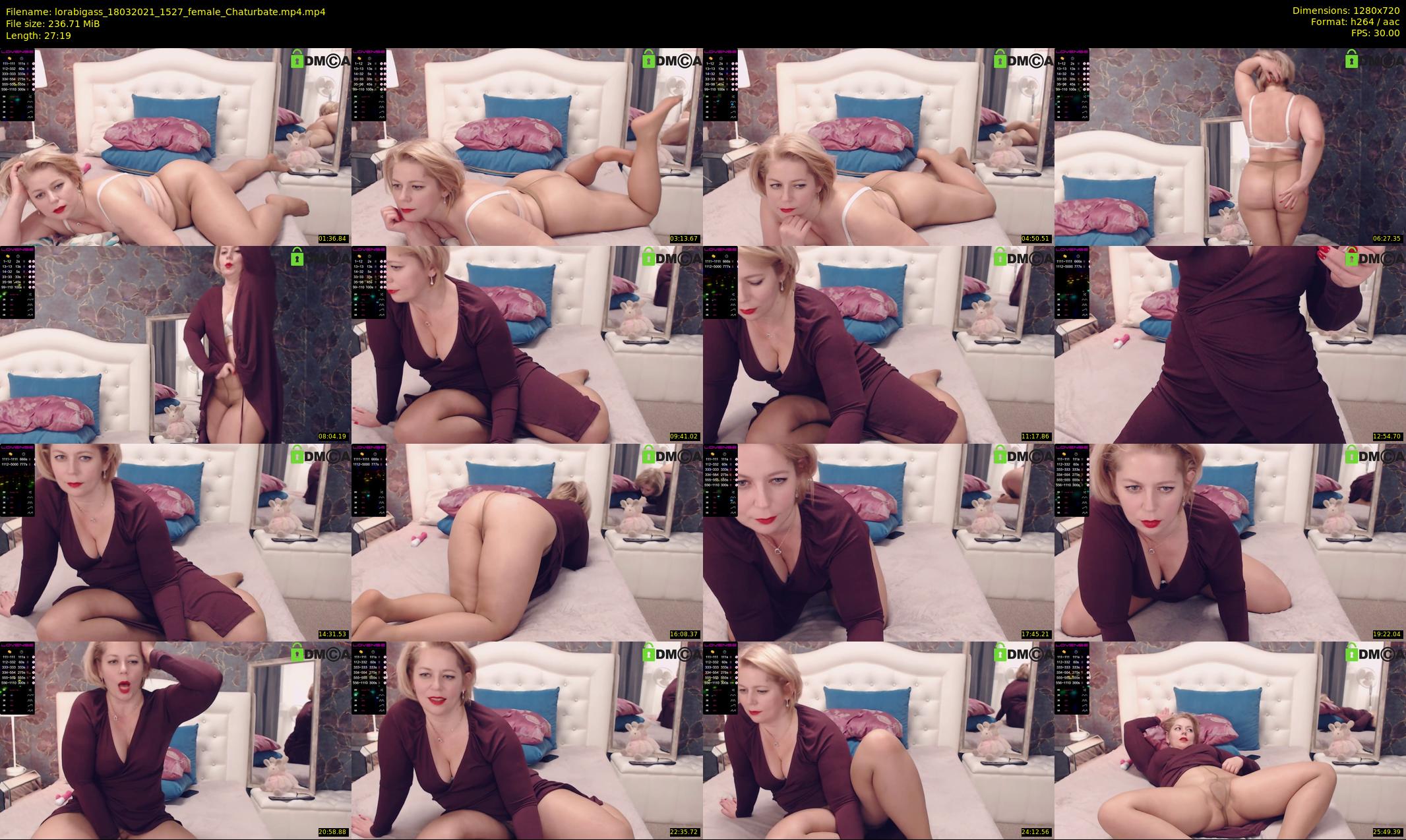 lorabigass — 28 minute Chaturbate female cam show recording, 720p, Mar 18, 2021