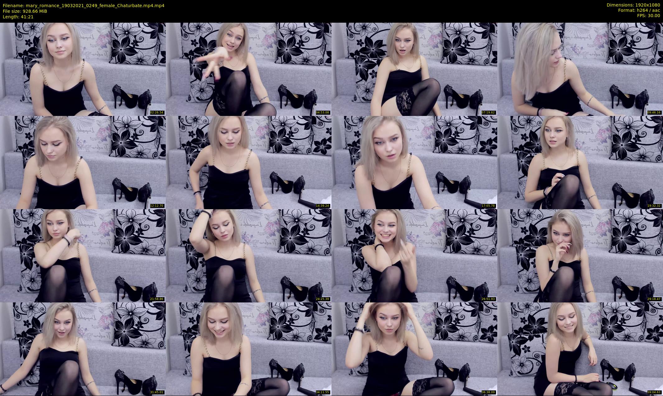 mary_romance — 42 minute Chaturbate female cam show recording, 1080p, Mar 19, 2021