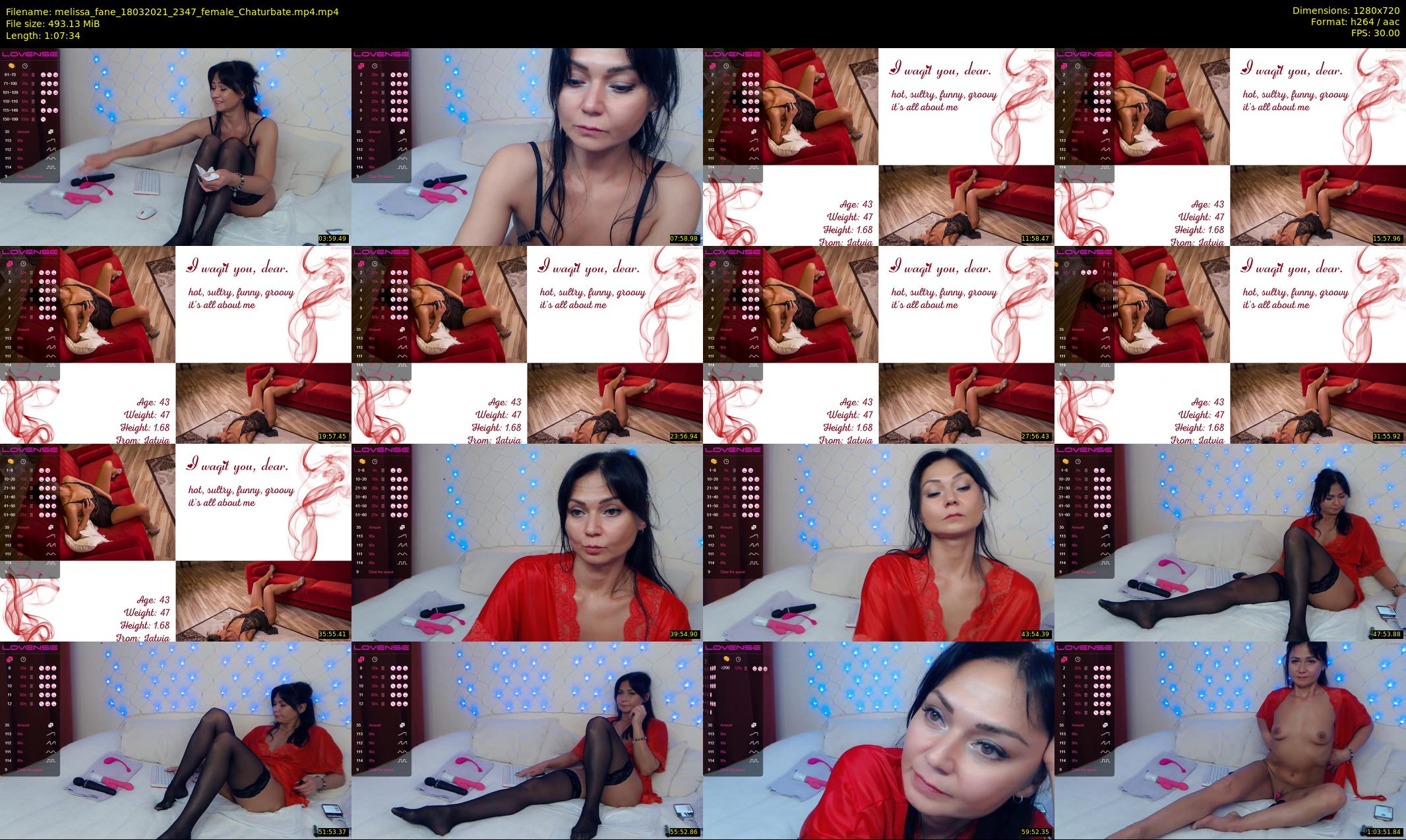 melissa_fane — 68 minute Chaturbate female cam show recording, 720p, Mar 18, 2021