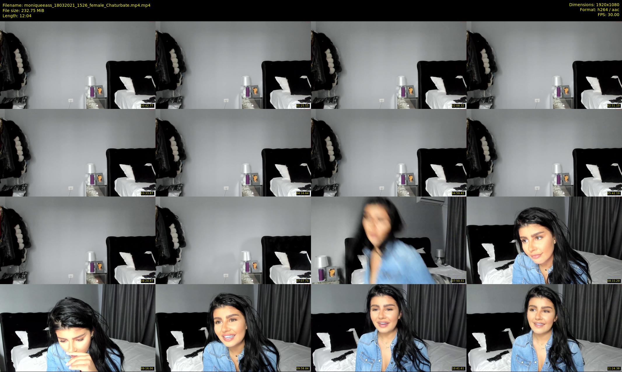 moniqueeass — 13 minute Chaturbate female cam show recording, 1080p, Mar 18, 2021