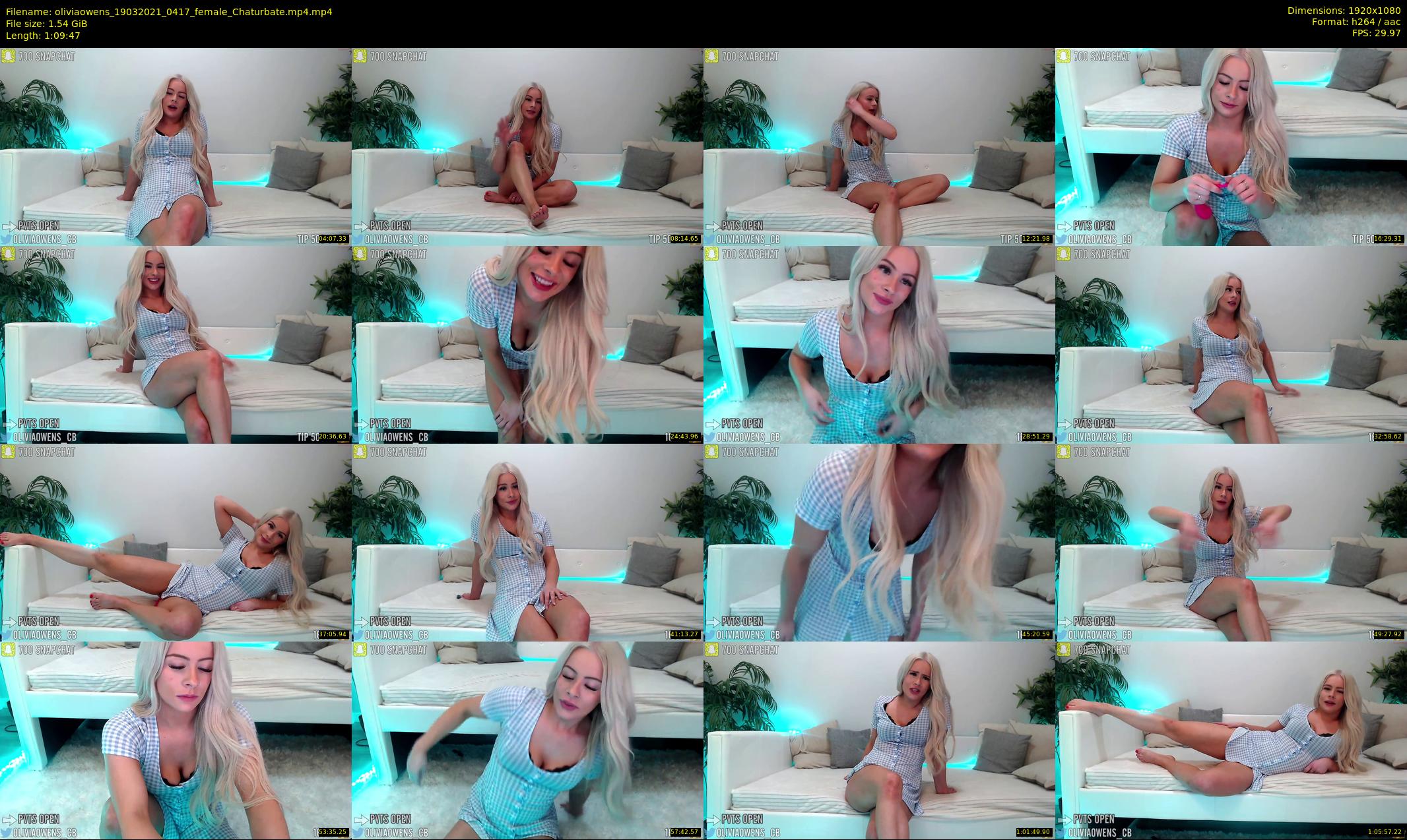 oliviaowens — 70 minute Chaturbate female cam show recording, 1080p, Mar 19, 2021