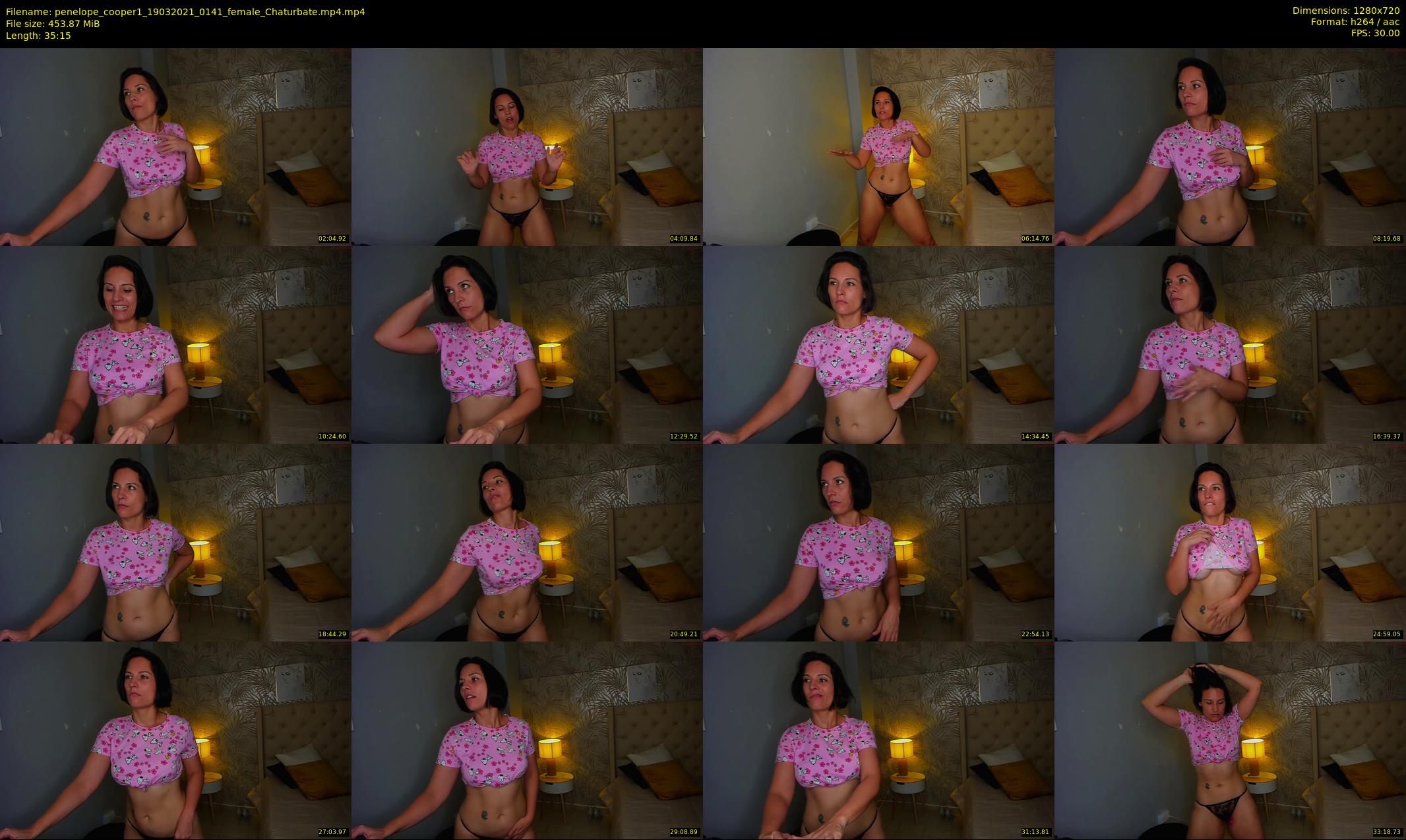 penelope_cooper1 — 36 minute Chaturbate female cam show recording, 720p, Mar 19, 2021