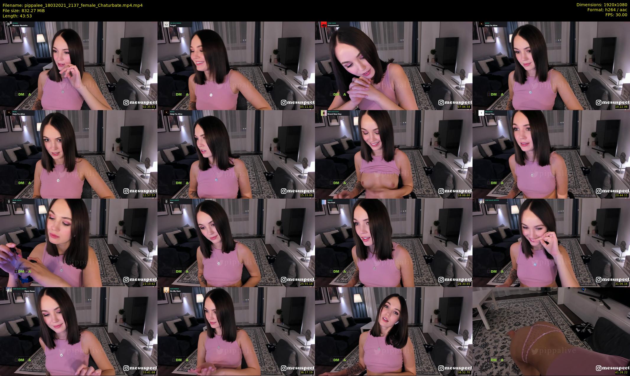 pippalee — 44 minute Chaturbate female cam show recording, 1080p, Mar 18, 2021