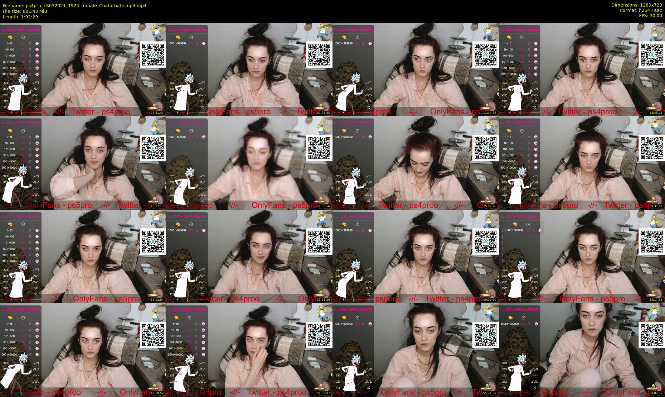 ps4pro — 63 minute Chaturbate female cam show recording, 720p, Mar 18, 2021