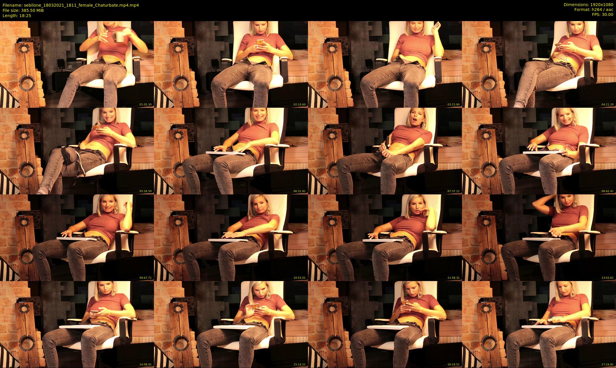 sebilone — 19 minute Chaturbate couple cam show recording, 1080p, Mar 18, 2021
