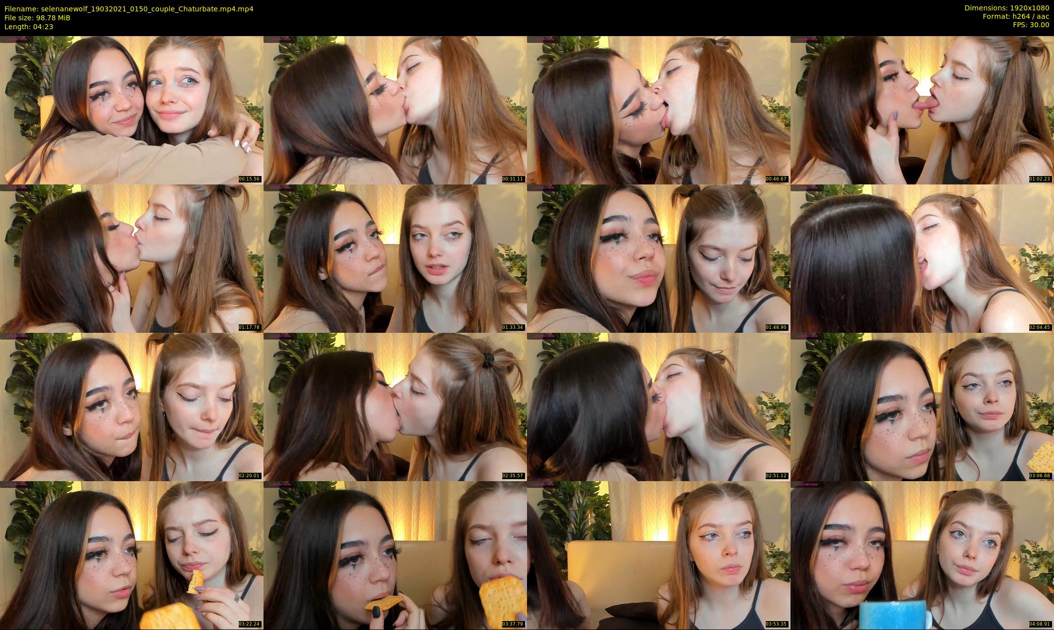selenanewolf — 5 minute Chaturbate couple cam show recording, 1080p, Mar 19, 2021