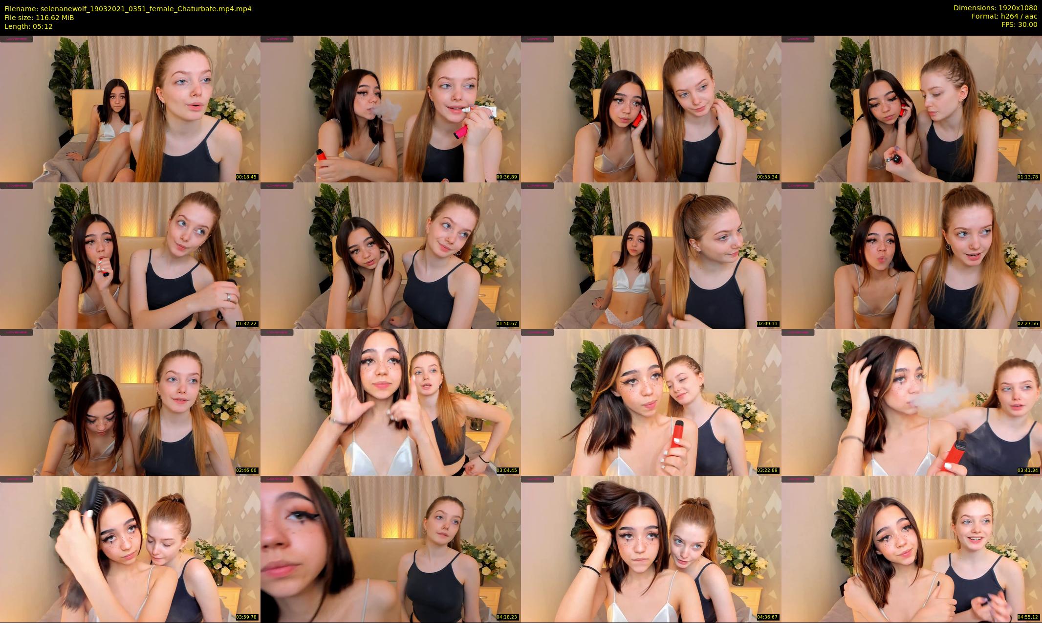 selenanewolf — 6 minute Chaturbate couple cam show recording, 1080p, Mar 19, 2021