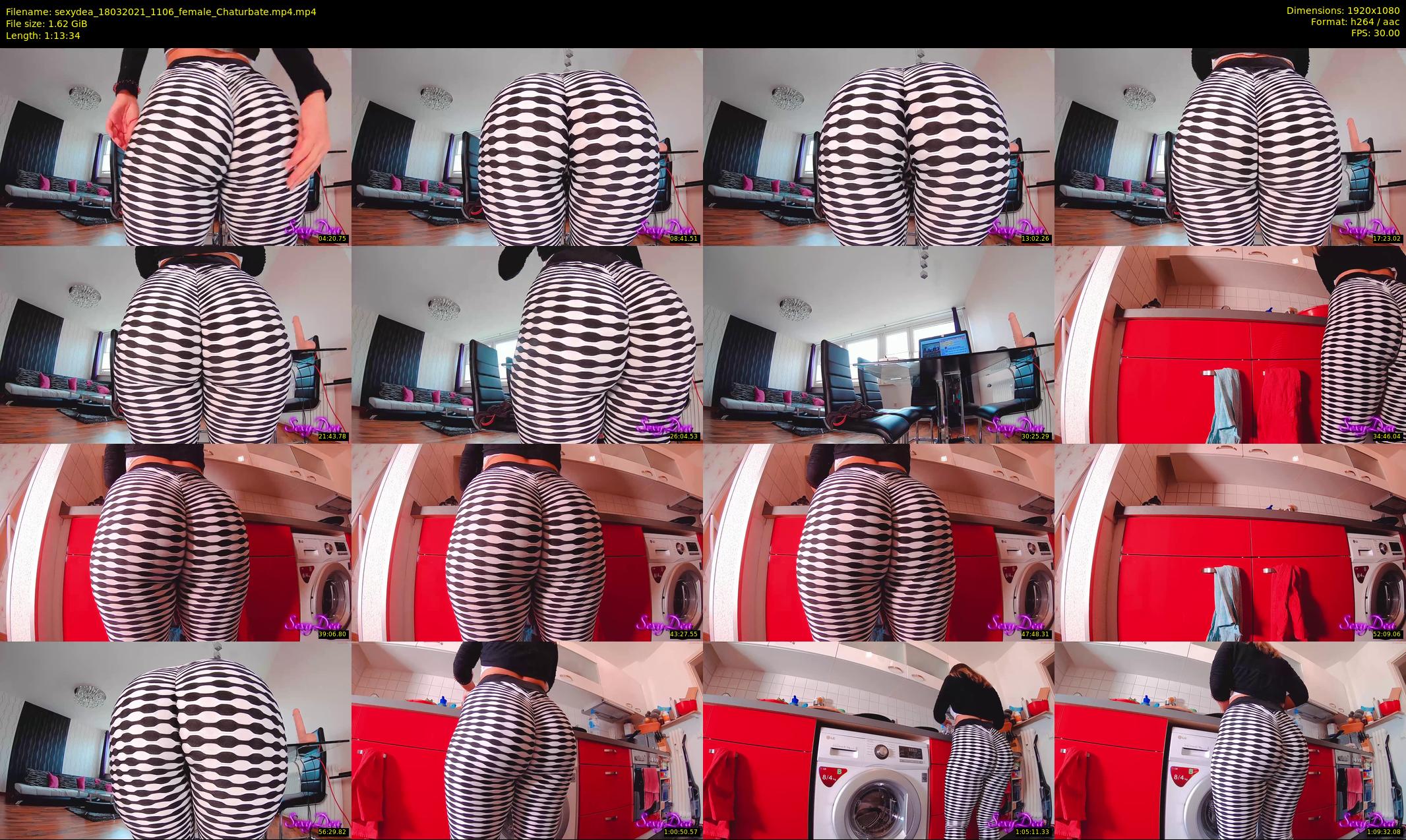 sexydea — 74 minute Chaturbate female cam show recording, 1080p, Mar 18, 2021