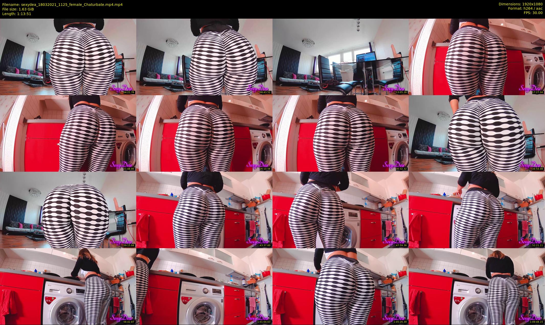 sexydea — 74 minute Chaturbate female cam show recording, 1080p, Mar 18, 2021