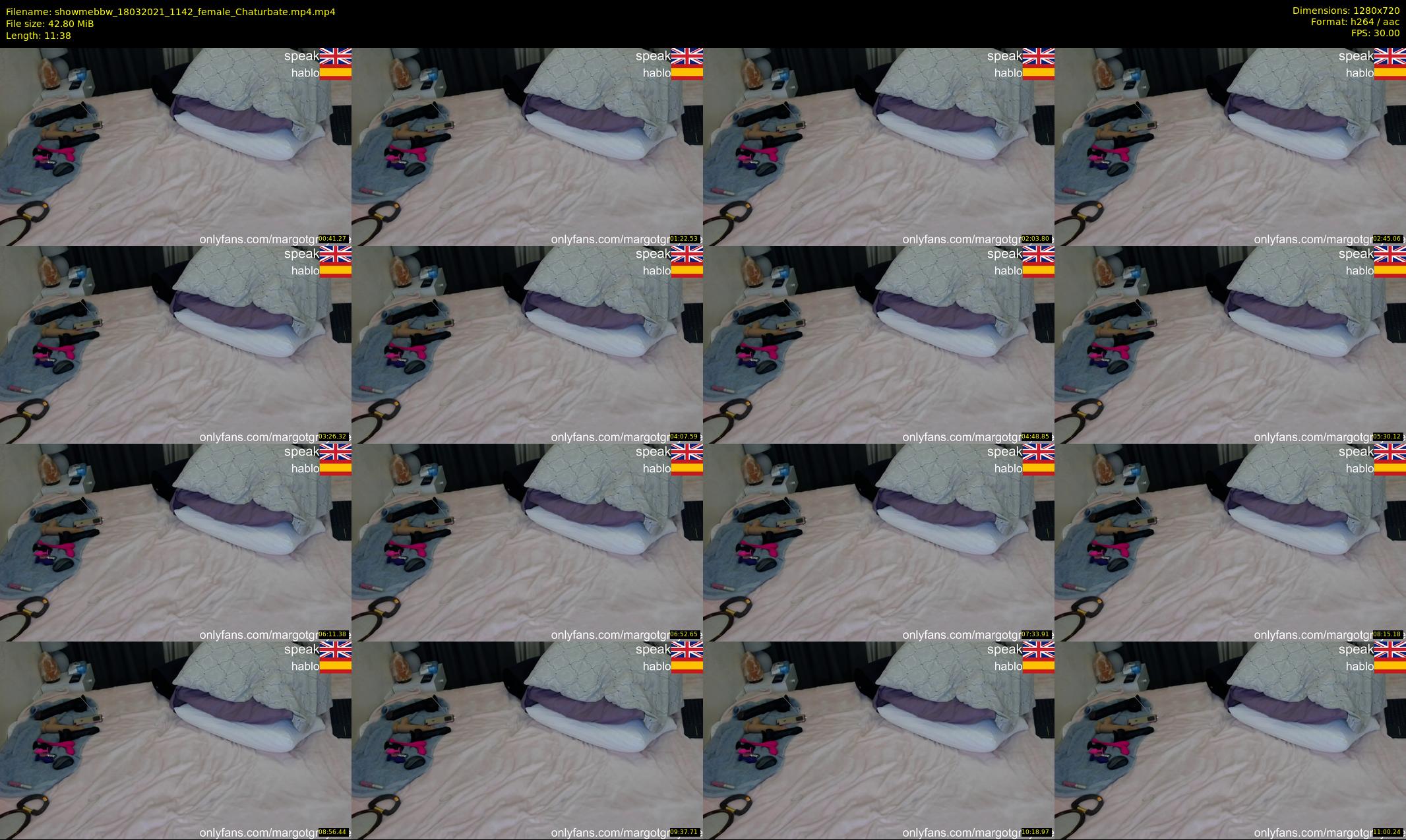 showmebbw — 12 minute Chaturbate female cam show recording, 720p, Mar 18, 2021