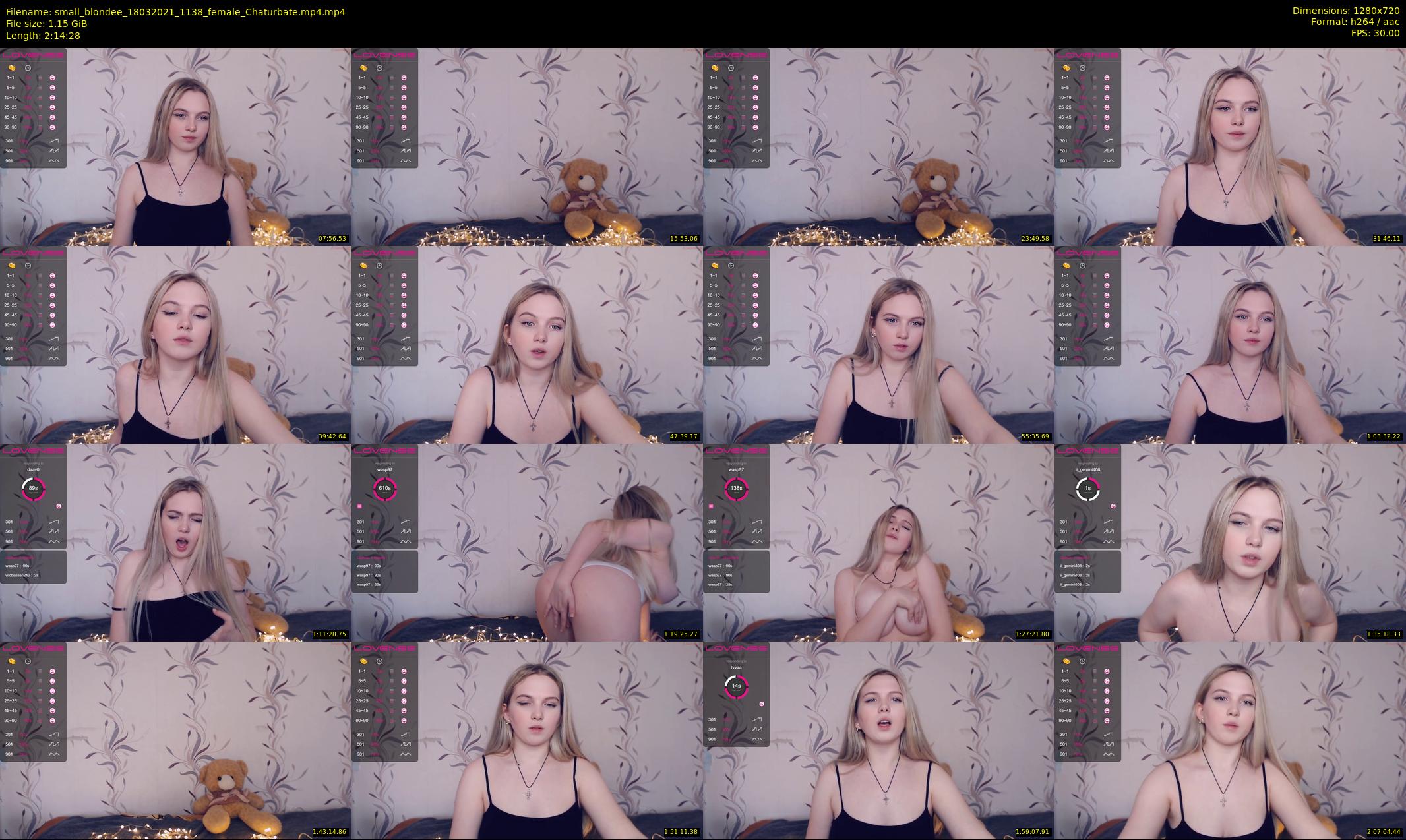 small_blondee — 135 minute Chaturbate female cam show recording, 720p, Mar 18, 2021