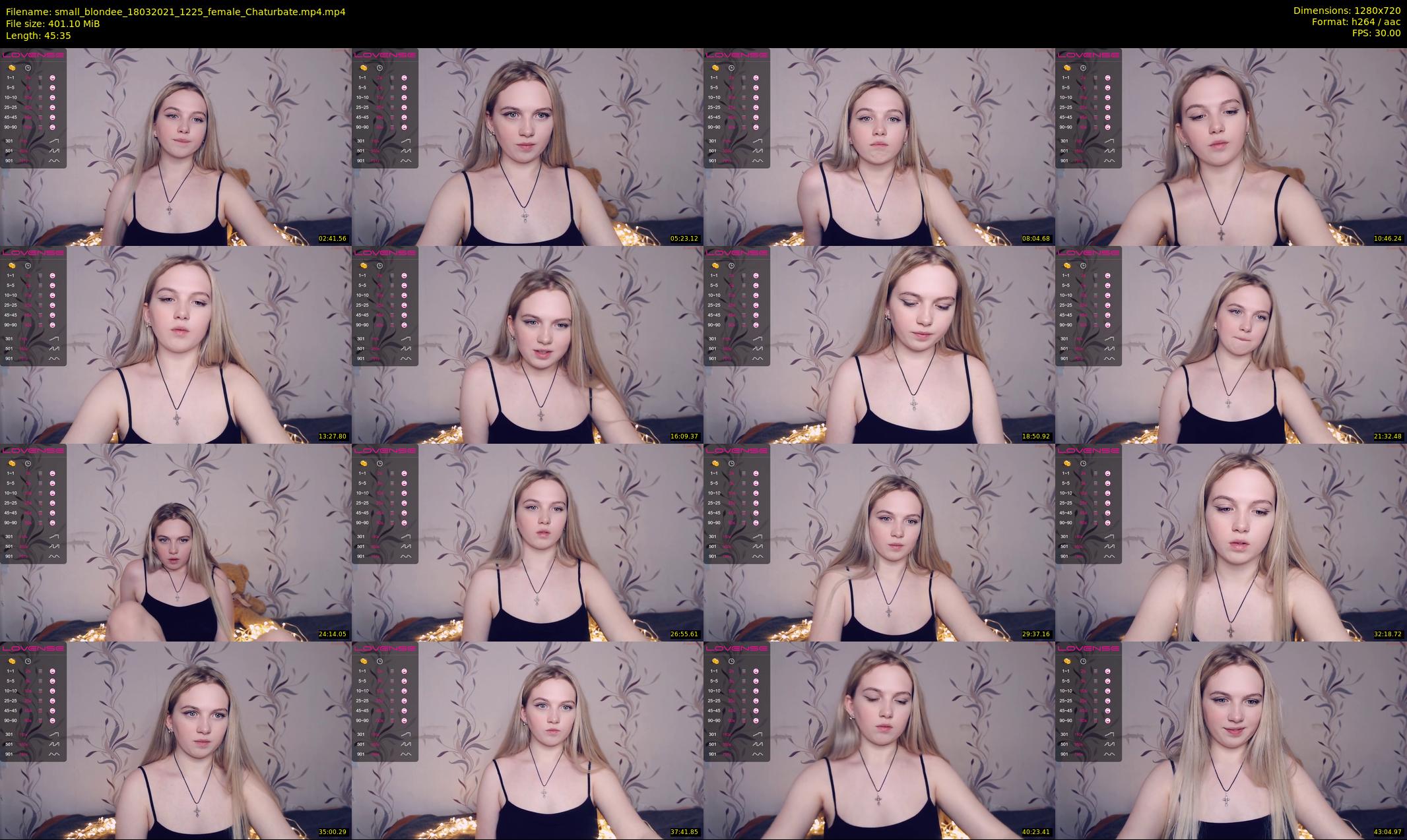 small_blondee — 46 minute Chaturbate female cam show recording, 720p, Mar 18, 2021