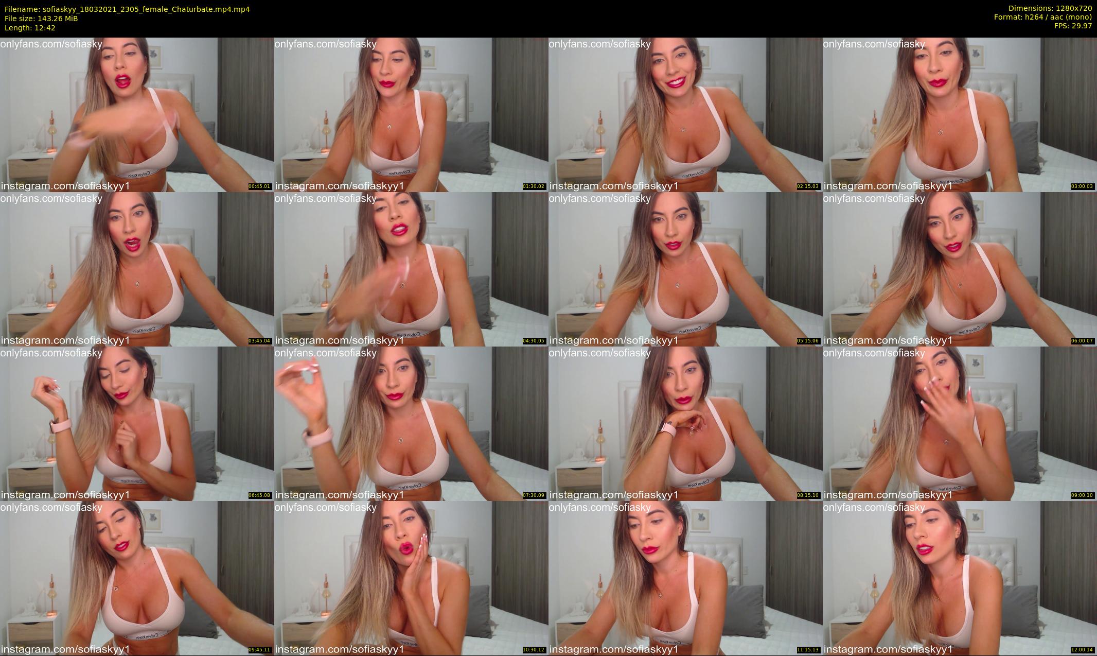 sofiaskyy — 13 minute Chaturbate female cam show recording, 720p, Mar 18, 2021