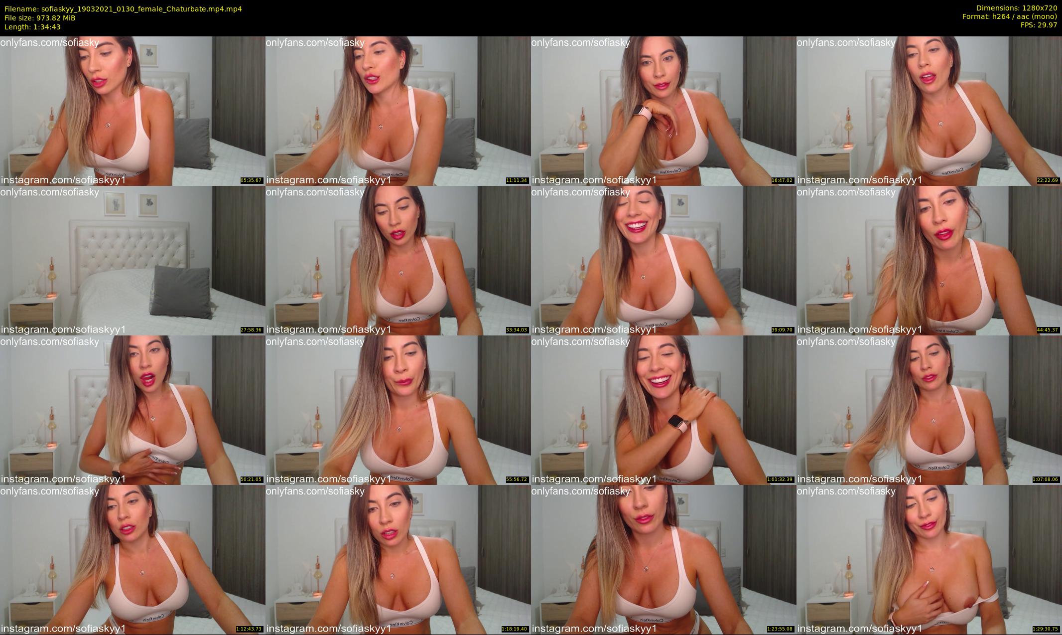 sofiaskyy — 95 minute Chaturbate female cam show recording, 720p, Mar 19, 2021