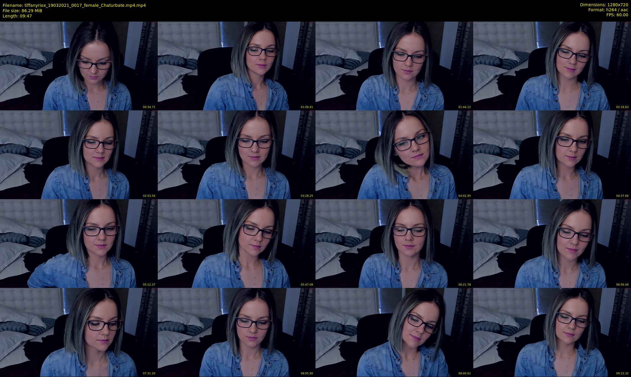 tiffanyriox — 10 minute Chaturbate female cam show recording, 720p, Mar 19, 2021