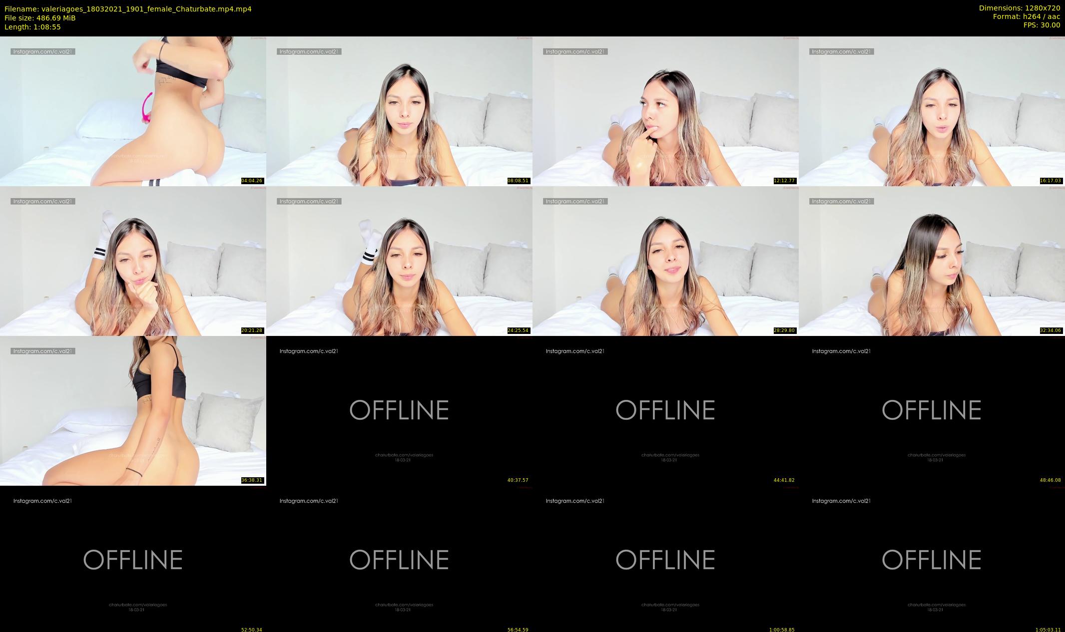 valeriagoes — 69 minute Chaturbate female cam show recording, 720p, Mar 18, 2021