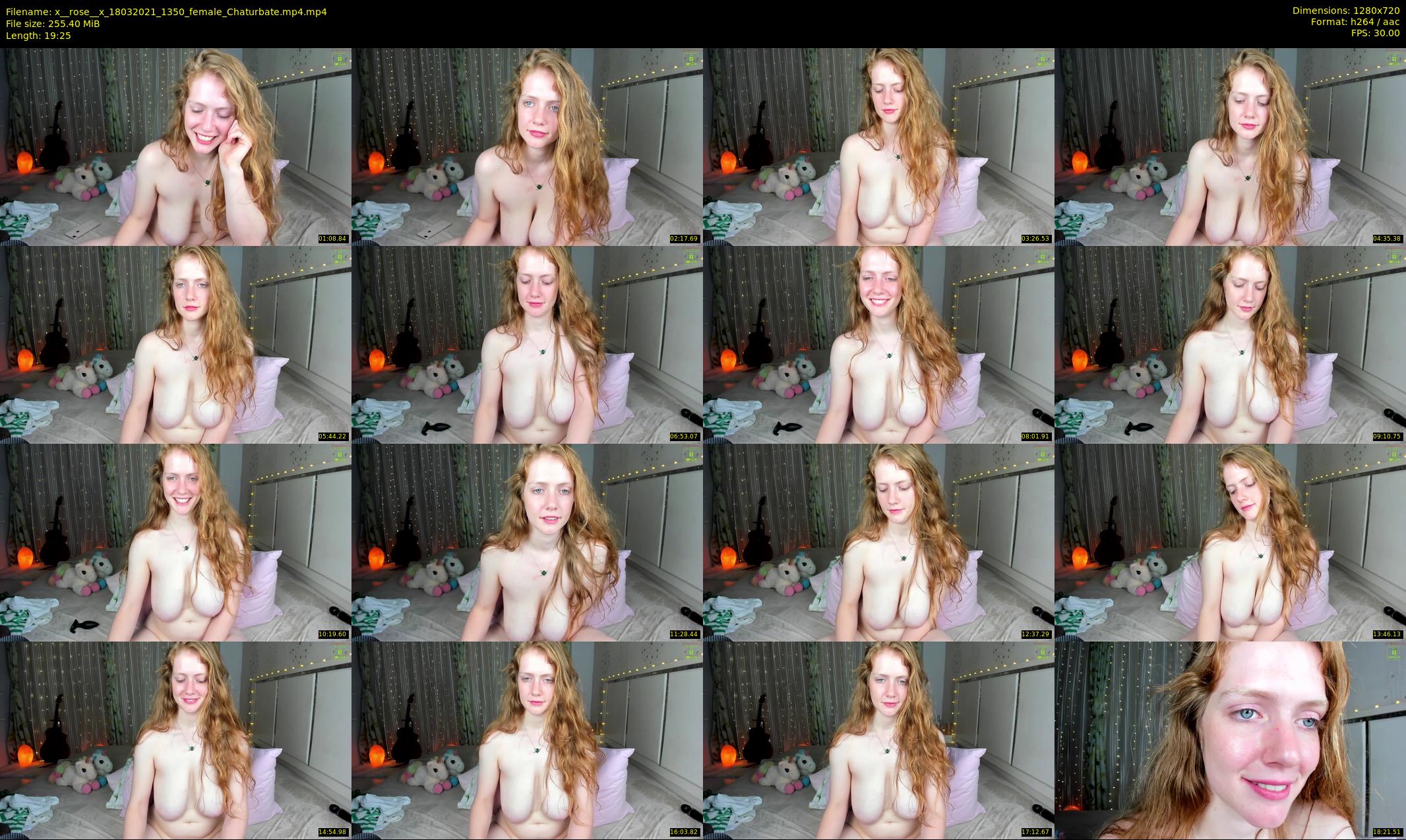 x__rose__x — 20 minute Chaturbate female cam show recording, 720p, Mar 18, 2021